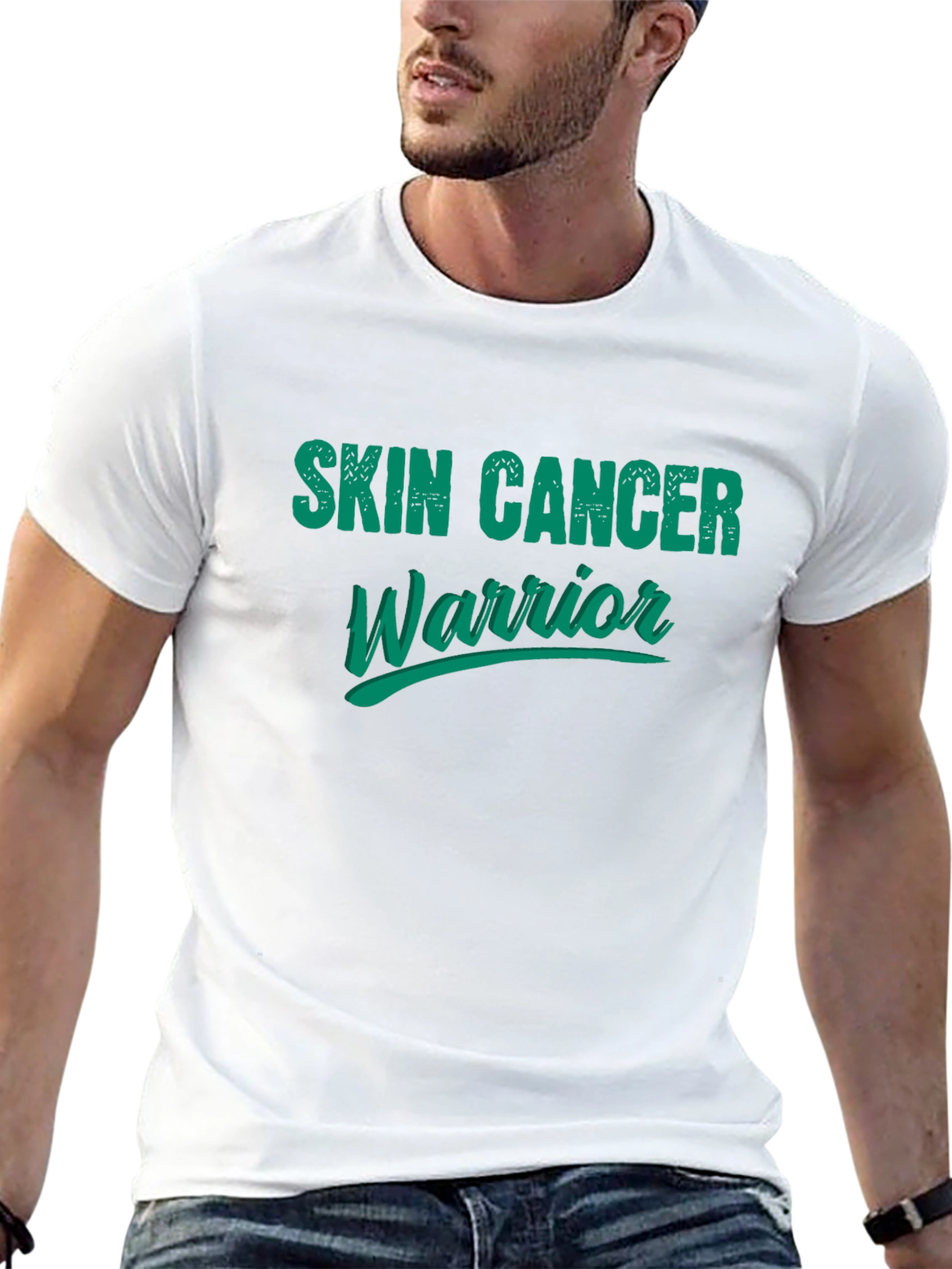 Skin Cancer Warrior Awareness Graphic Tee