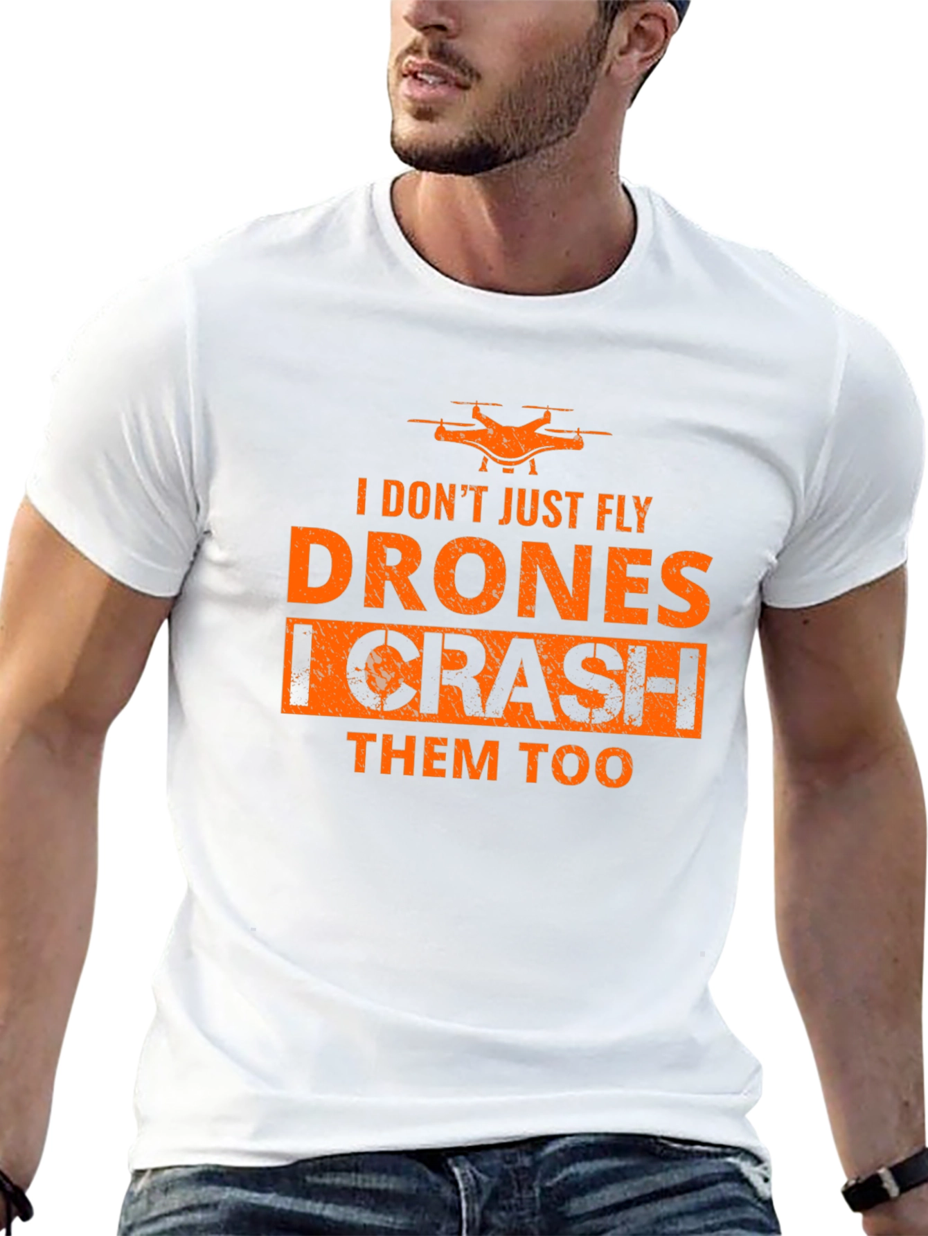 Drone Pilot T-Shirt - Fly & Crash Drones!