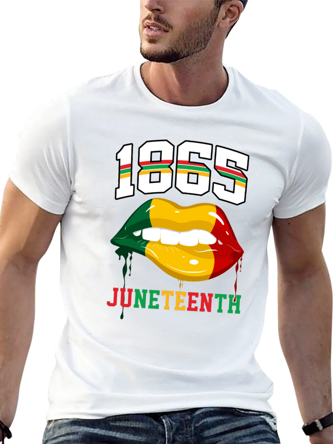 Juneteenth 1865 Lips Graphic T-Shirt