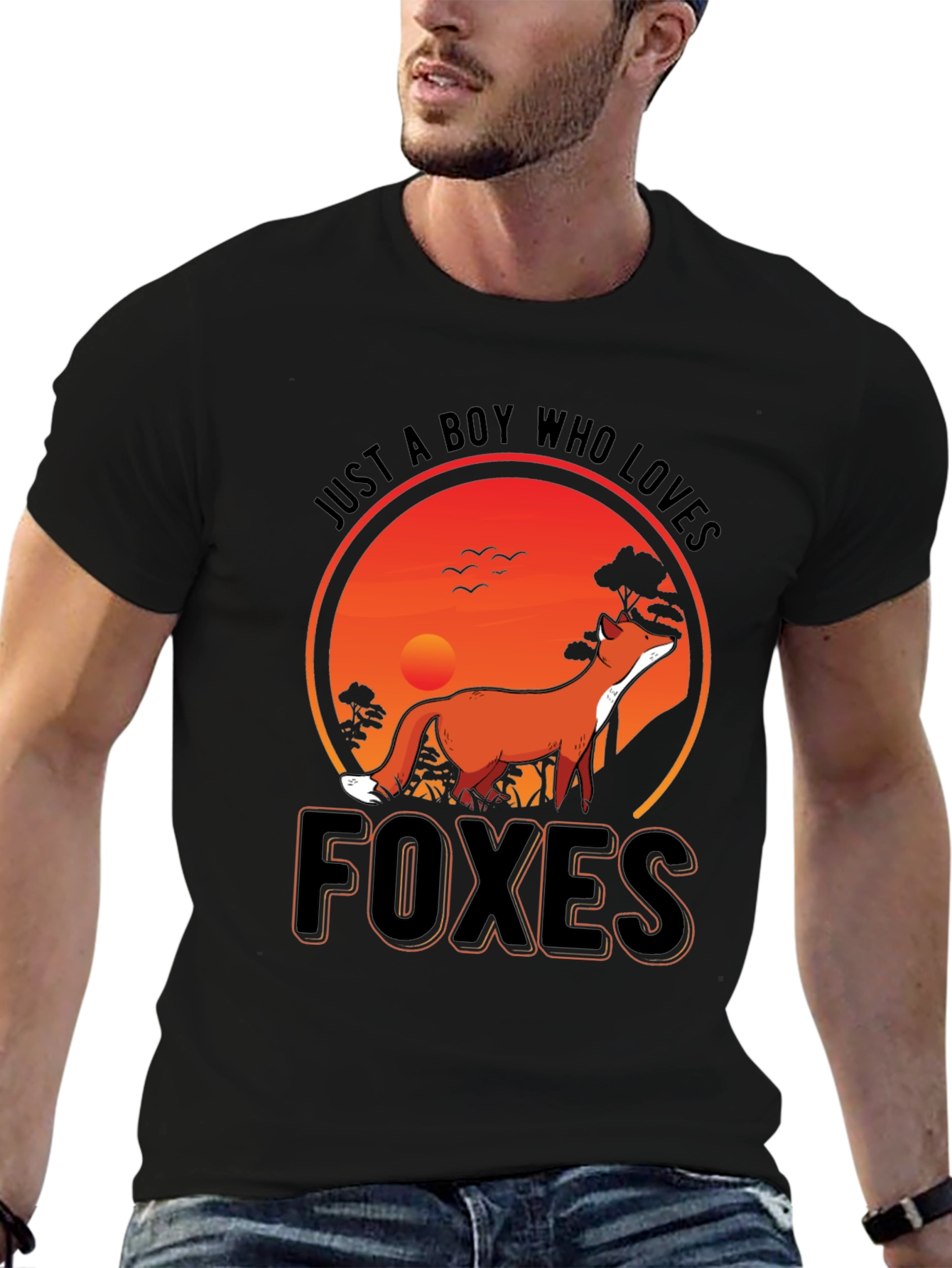 Just a Boy Who Loves Foxes T-Shirt