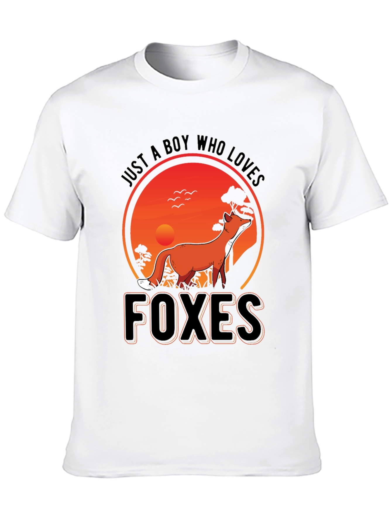 Just a Boy Who Loves Foxes T-Shirt