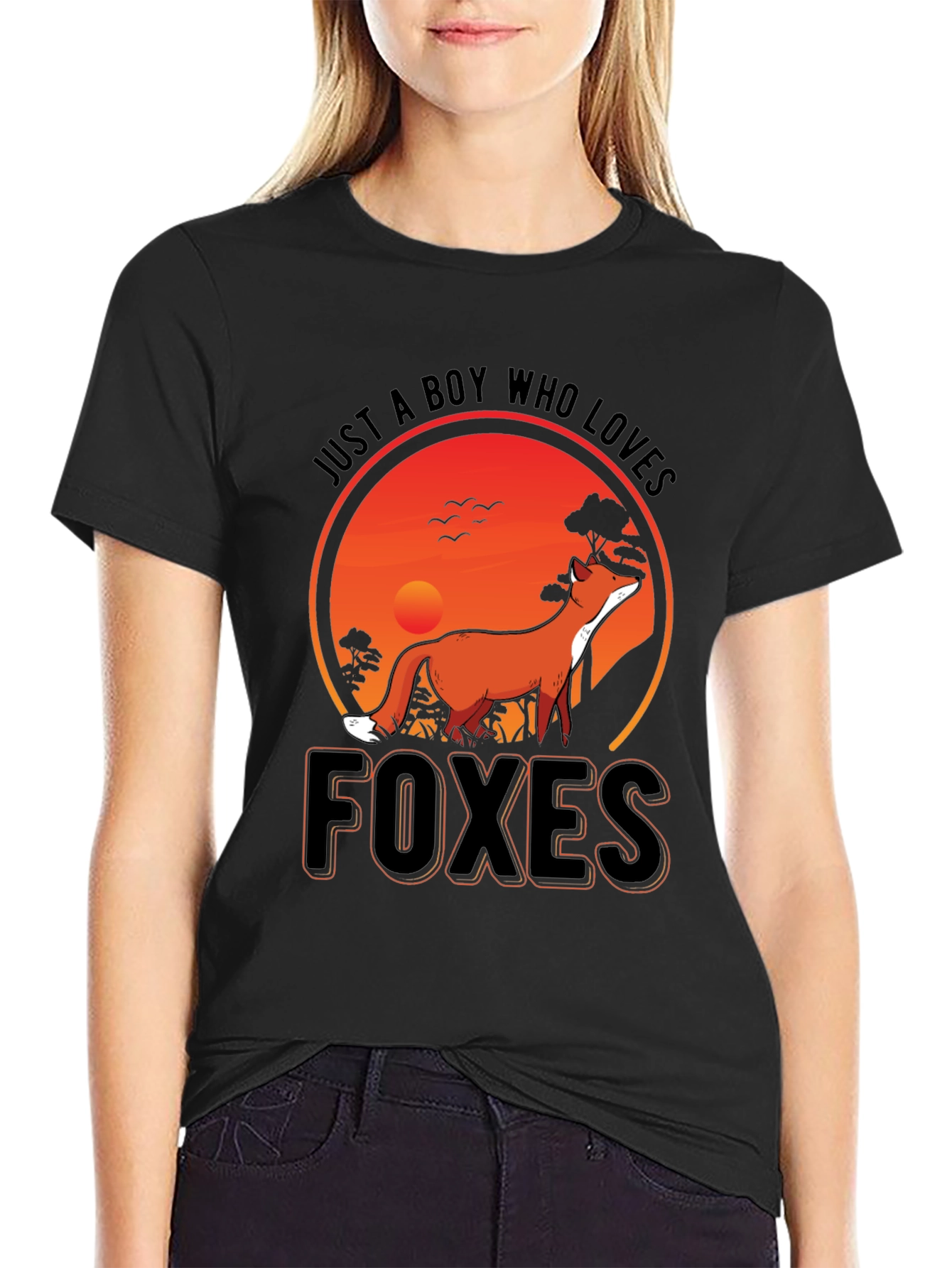 Just a Boy Who Loves Foxes T-Shirt