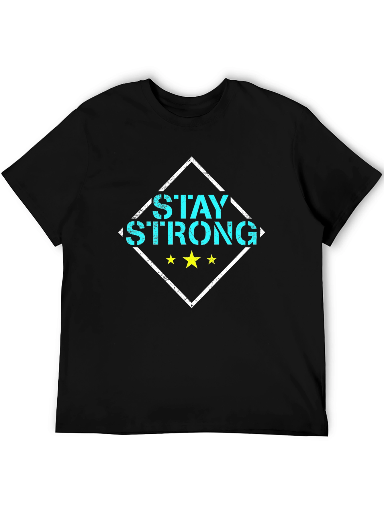 Stay Strong Graphic Tee - Black Unisex Shirt