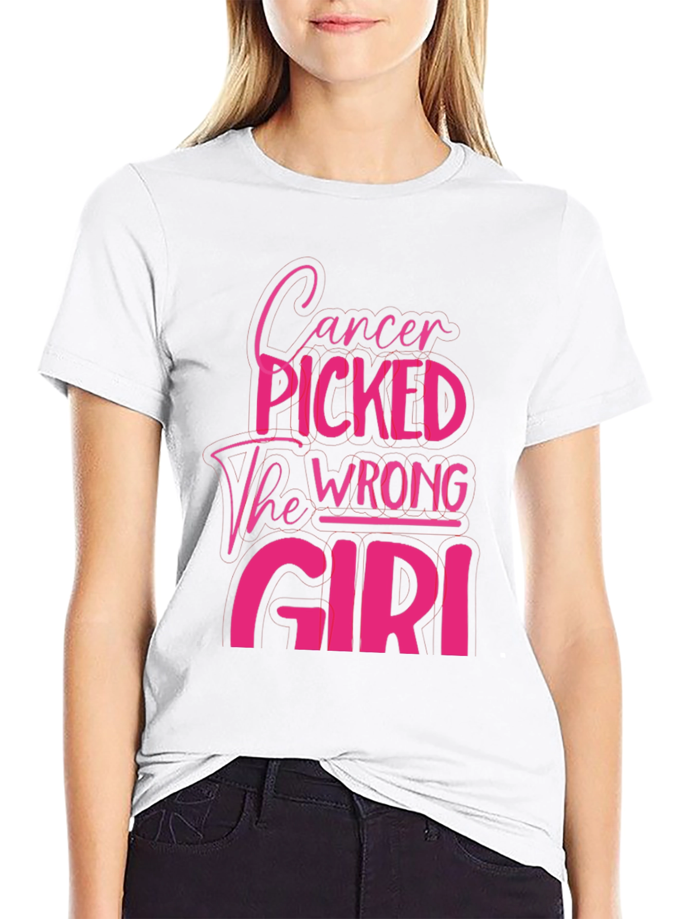 Cancer Picked The Wrong Girl T-Shirt