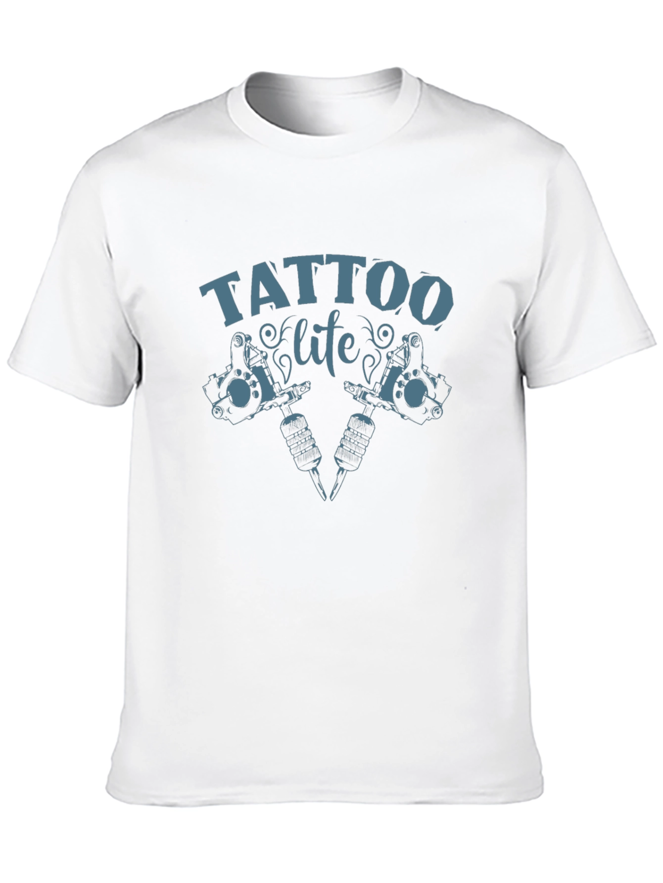 Tattoo Life Graphic Tee - Black Cotton T-Shirt