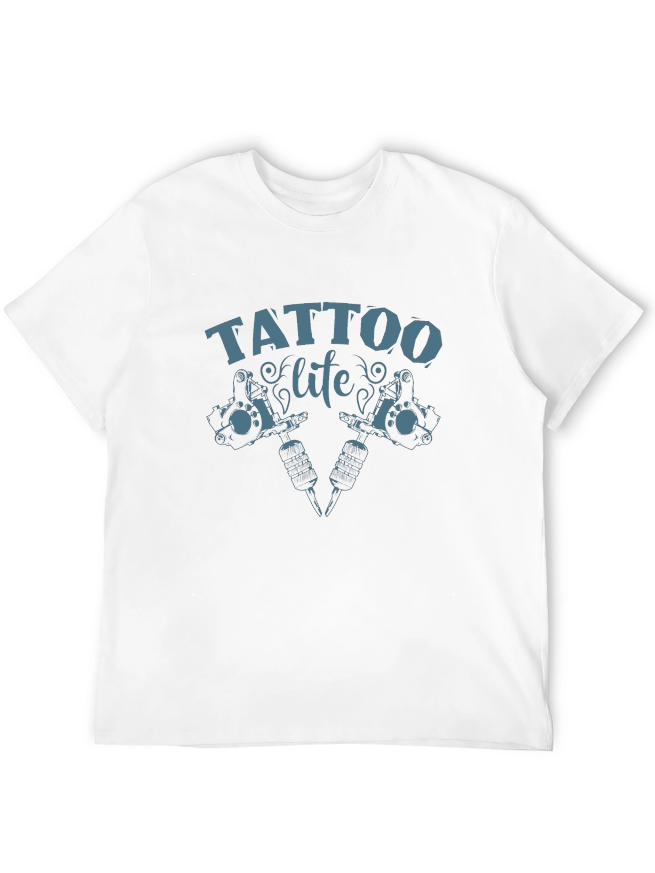Tattoo Life Graphic Tee - Black Cotton T-Shirt