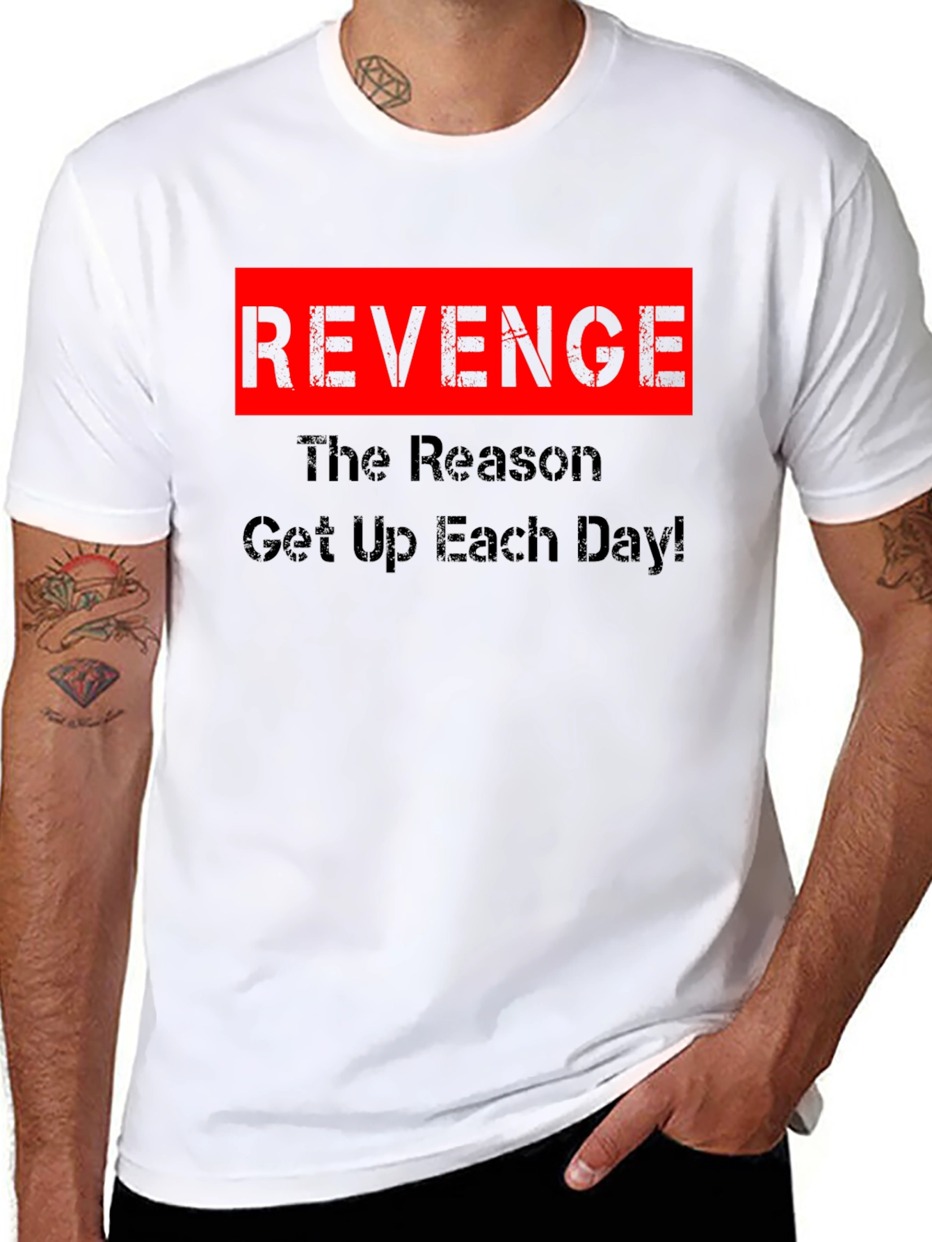 Revenge Motivation T-Shirt - Get Up Each Day!