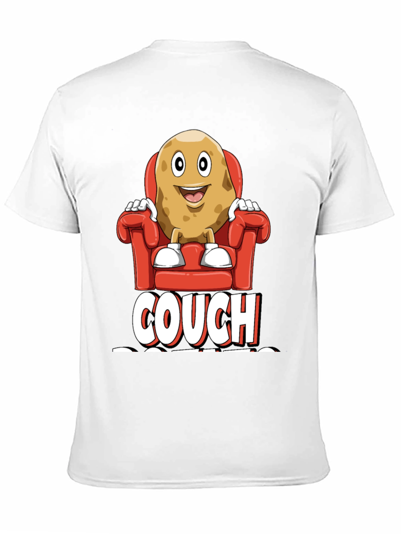 Couch Potato Graphic T-Shirt - Funny Relaxed Fit Tee