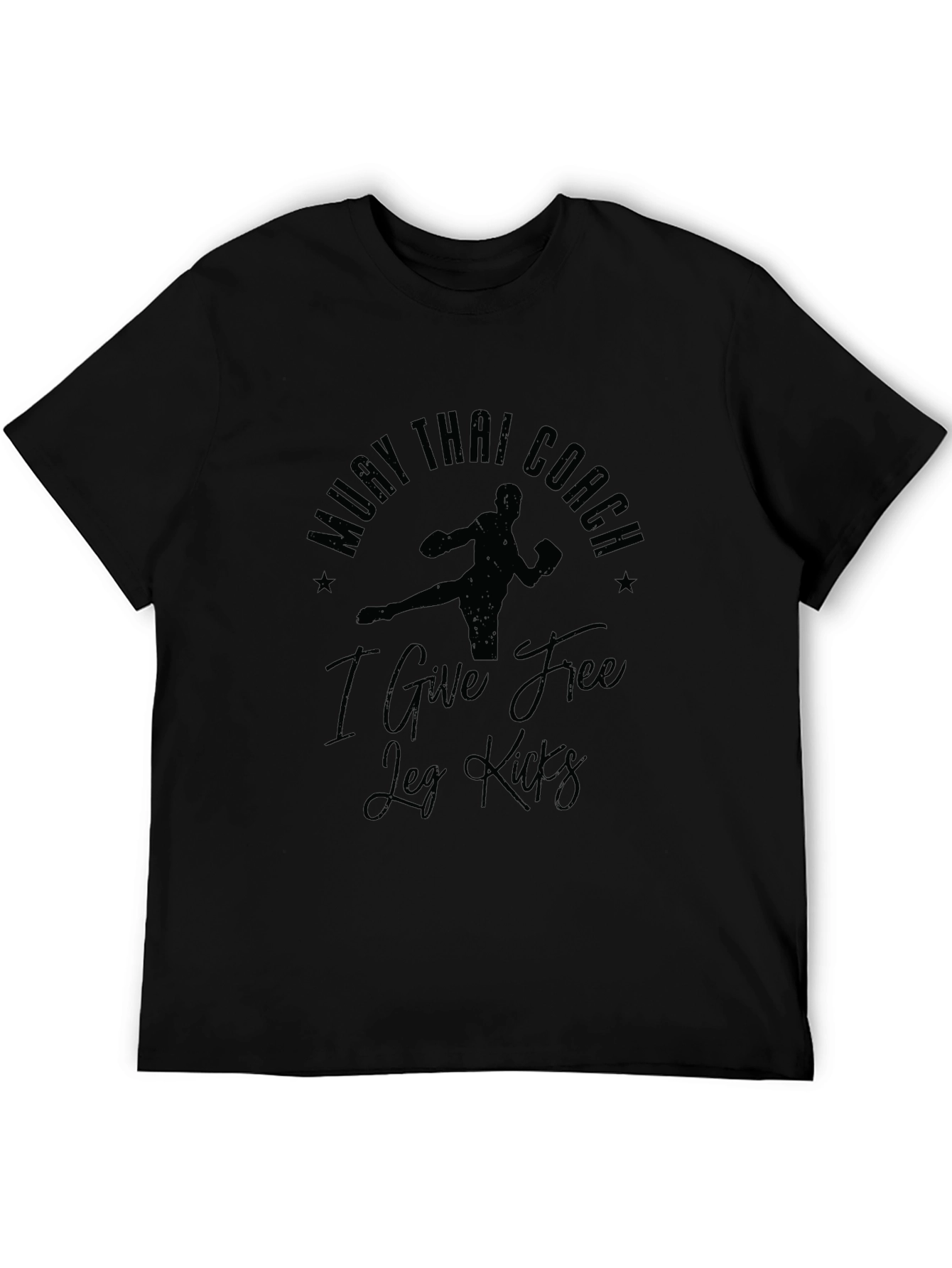 Muay Thai Coach Free Leg Kicks Graphic T-Shirt