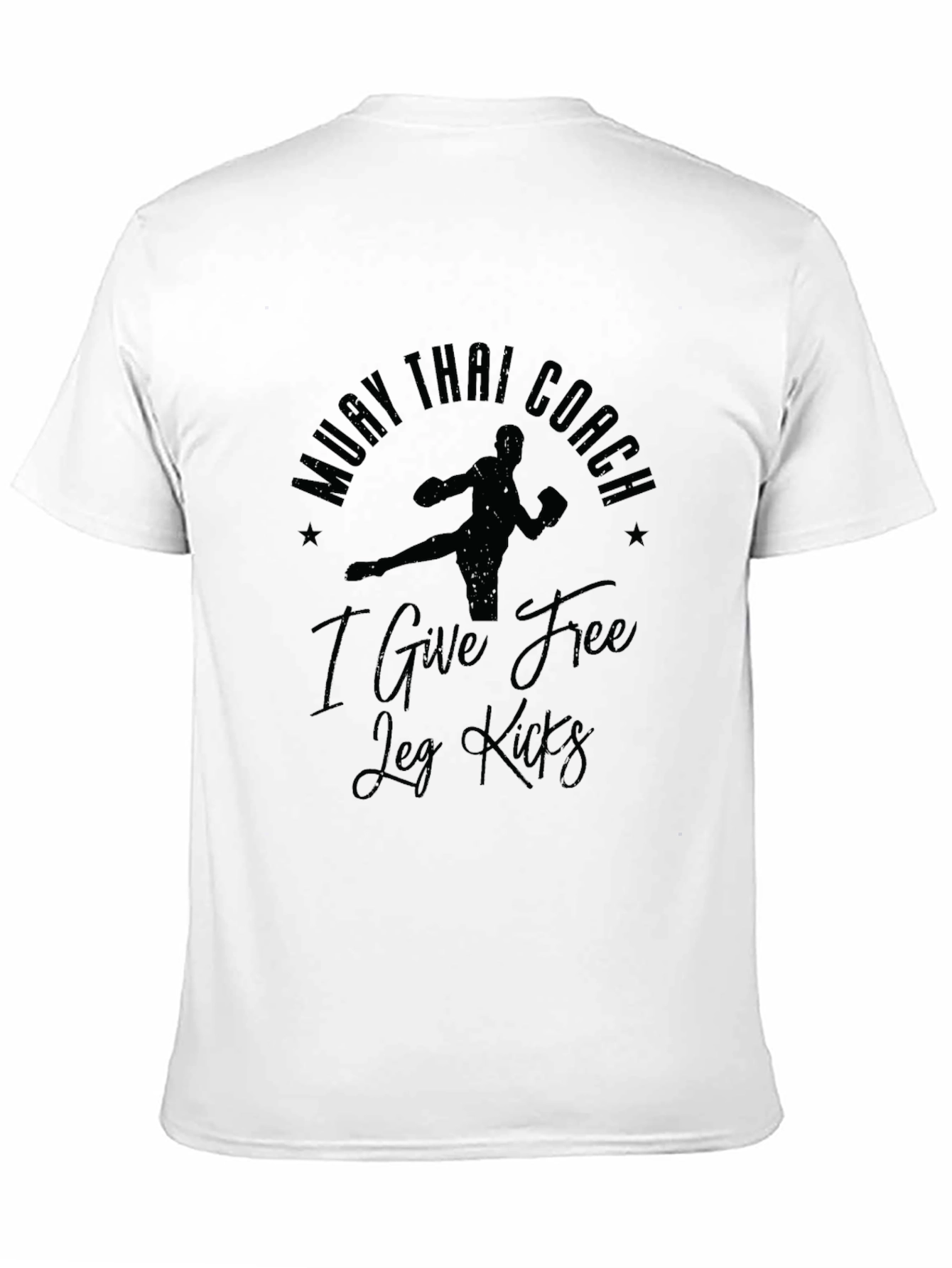 Muay Thai Coach Free Leg Kicks Graphic T-Shirt