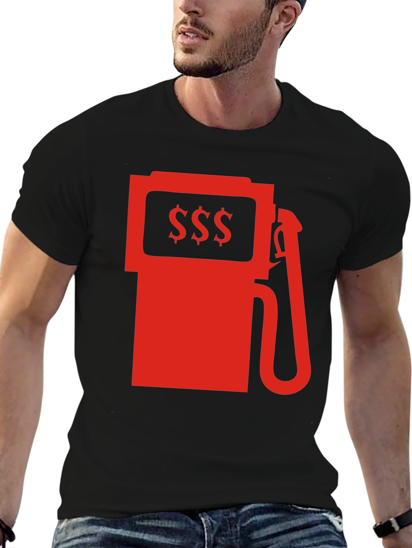 High Gas Prices Graphic Tee - Black Cotton T-Shirt