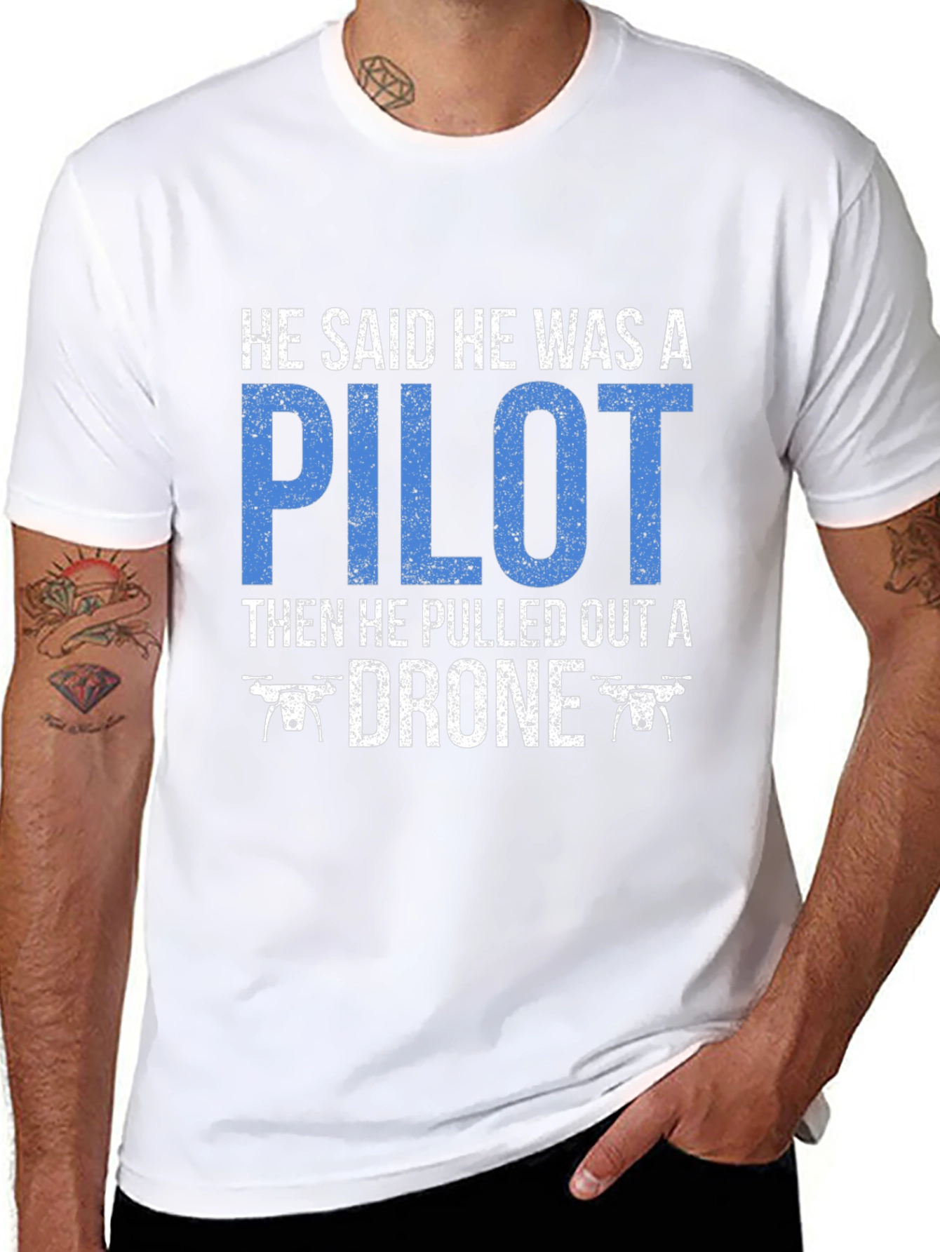 Drone Pilot T-Shirt Funny Aviation Gift