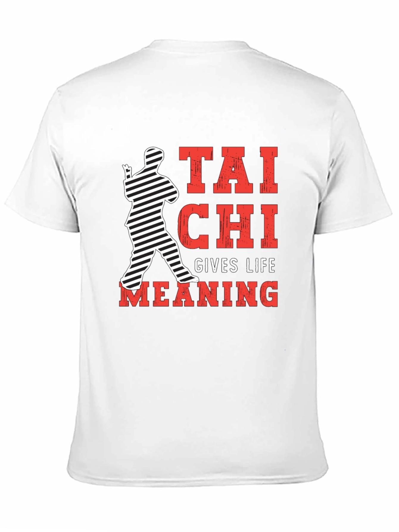 Tai Chi Gives Life Meaning Black T-Shirt