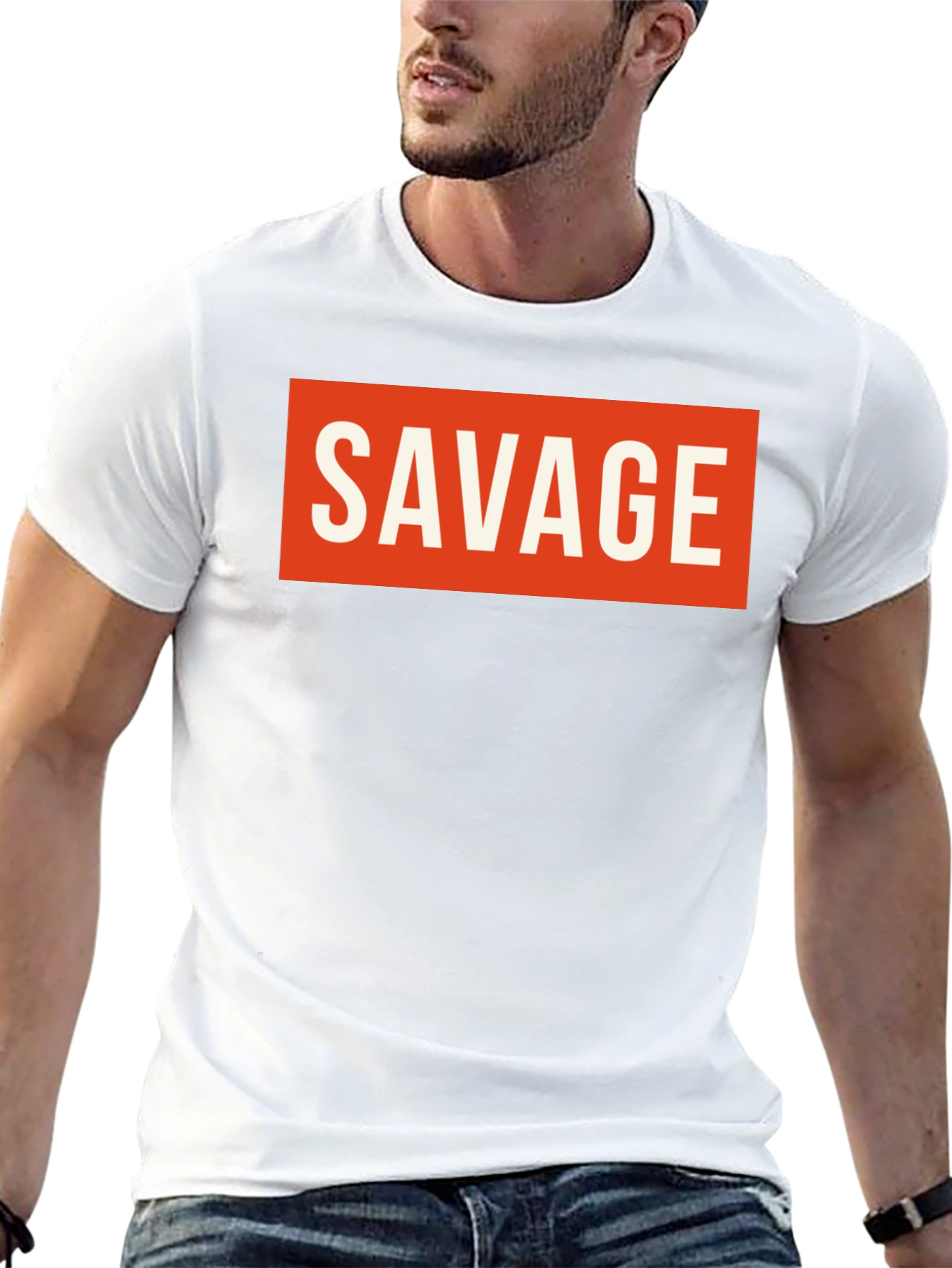 Savage Graphic Tee - Bold Statement T-Shirt