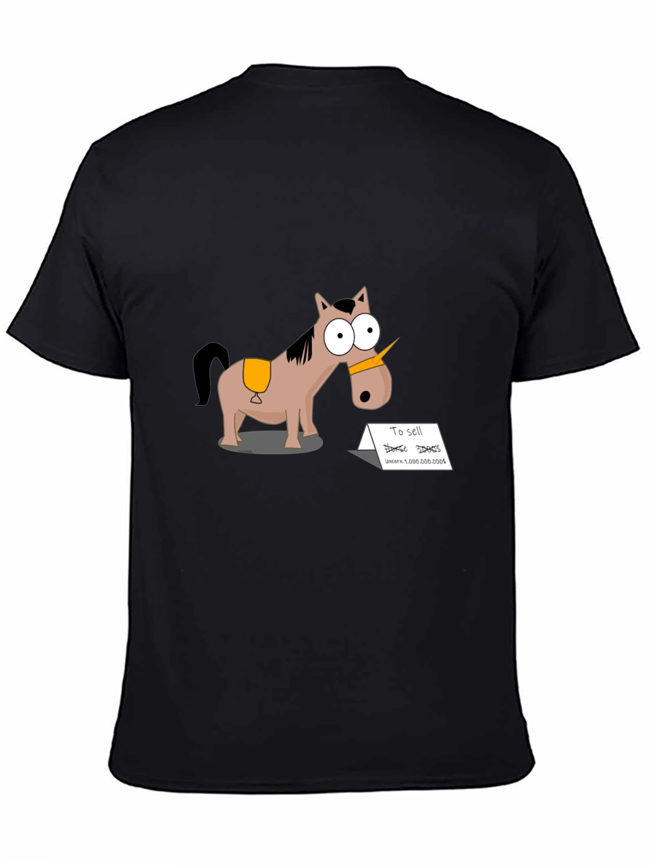Funny Unicorn Horse Cartoon T-Shirt