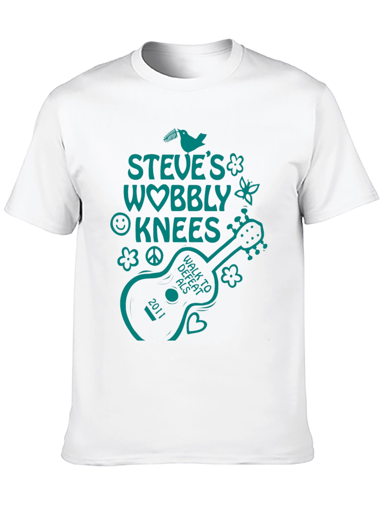Steves Wobbly Knees Walk to Defeat ALS T-Shirt