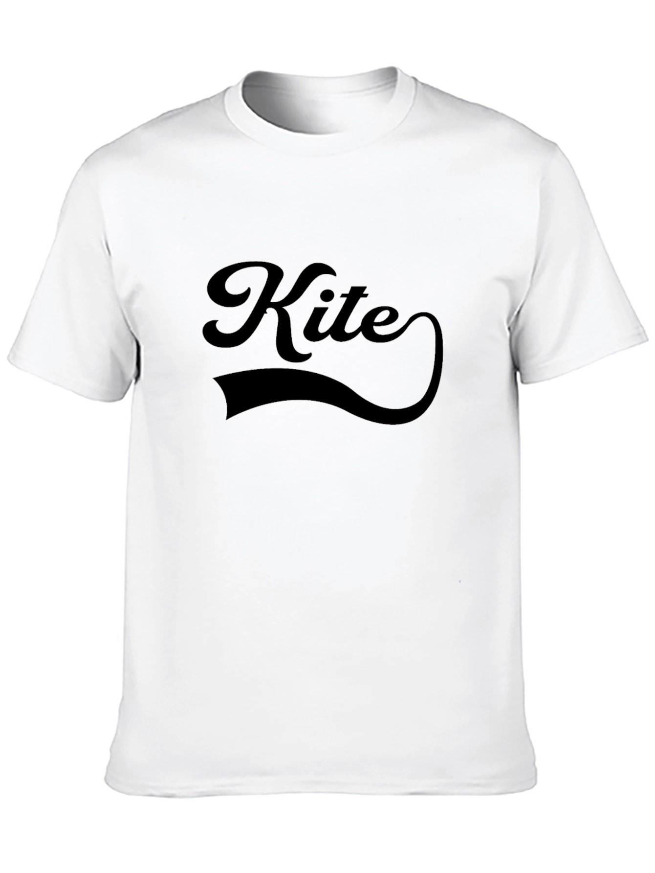 Kite Graphic Tee - Classic Style Black T-Shirt