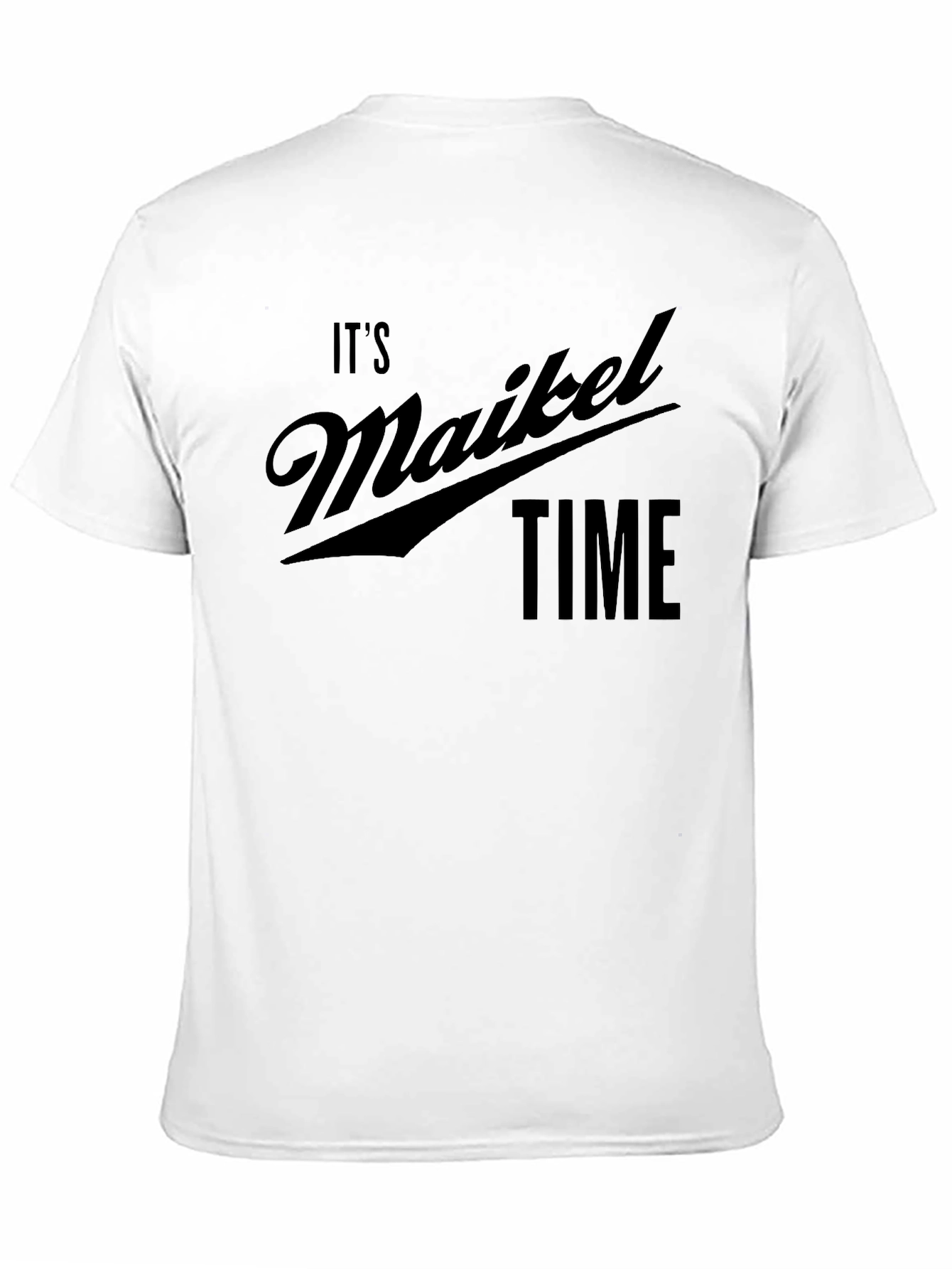 Its Maikel Time Black T-Shirt