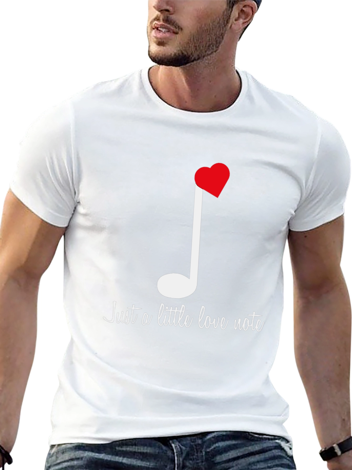 Love Note Graphic Tee - Stylish Music T-Shirt