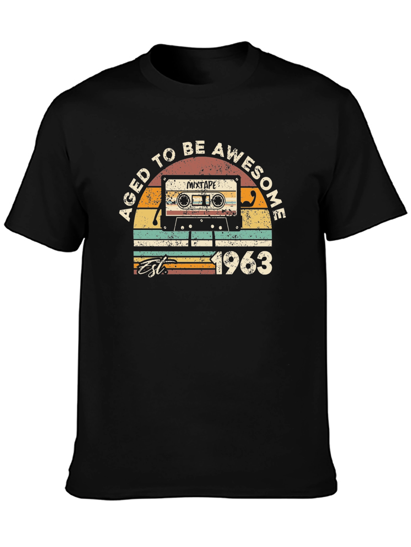 Aged to Be Awesome 1963 Mixtape T-Shirt