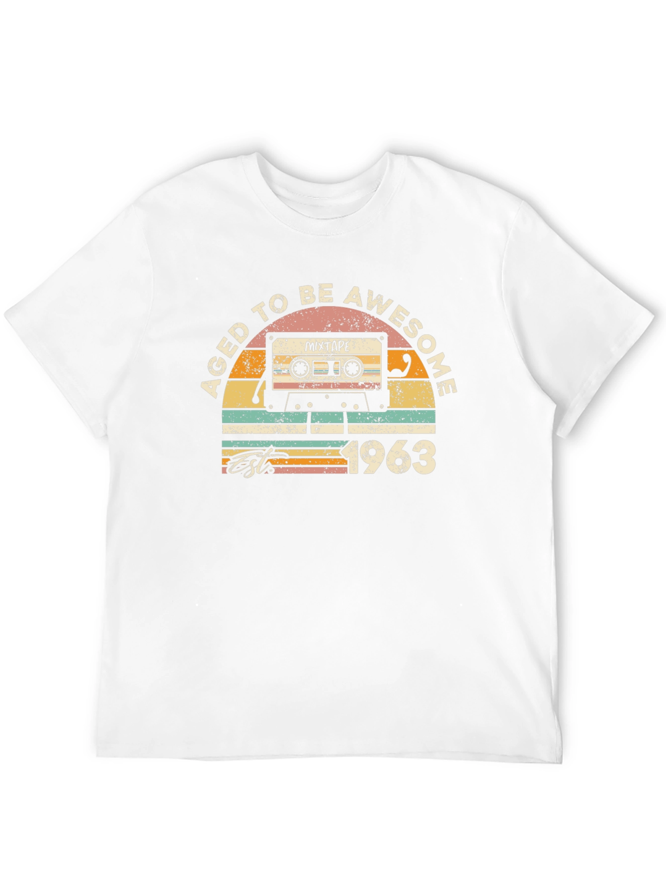 Aged to Be Awesome 1963 Mixtape T-Shirt