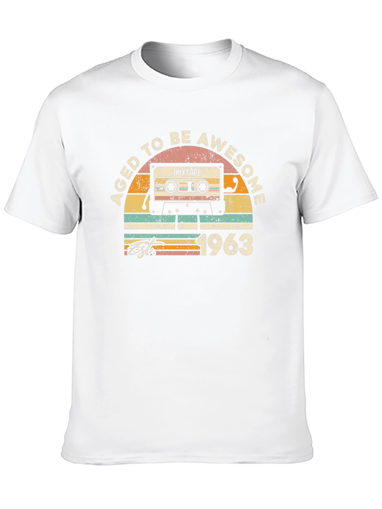 Aged to Be Awesome 1963 Mixtape T-Shirt