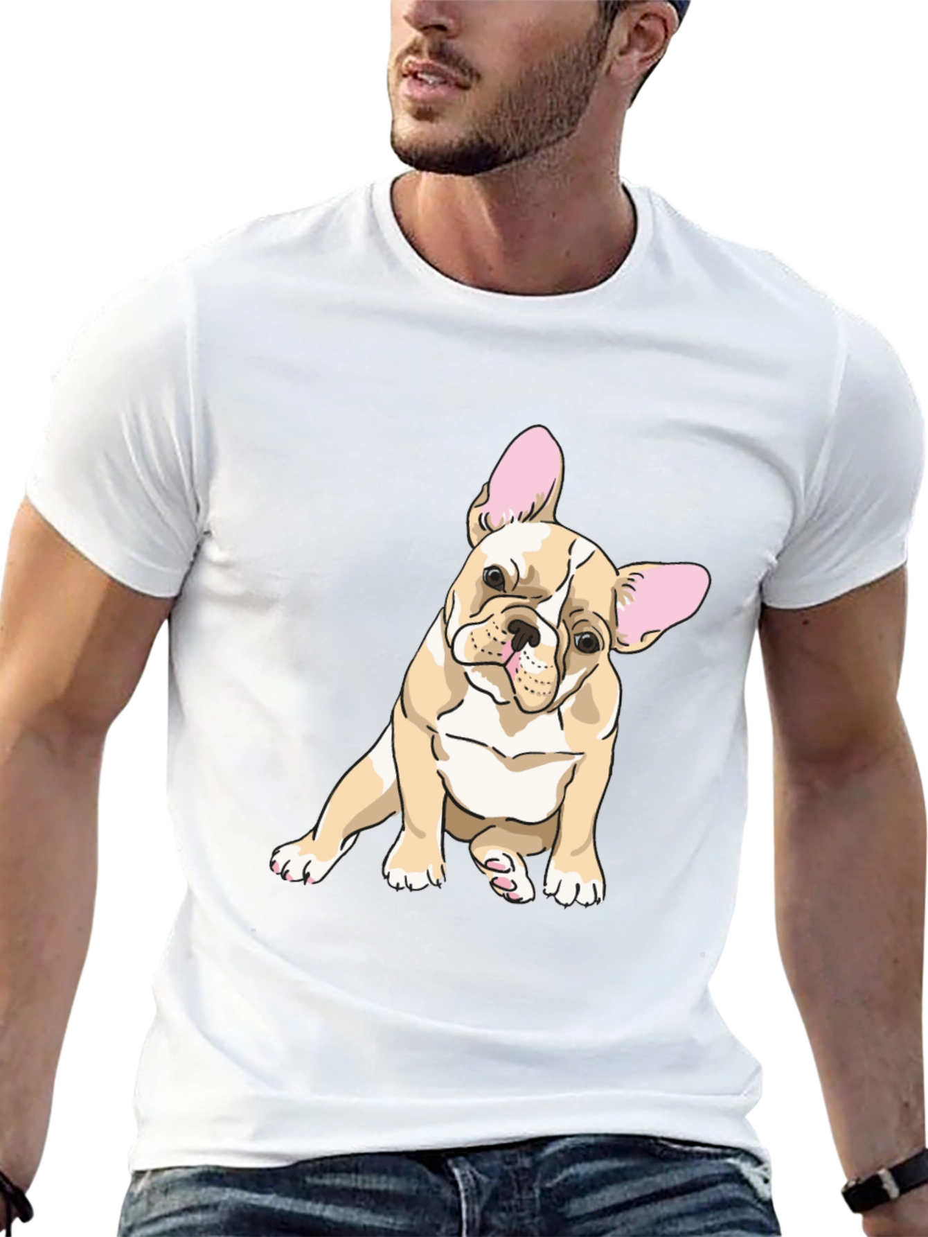 Bulldog Puppy Graphic Tee