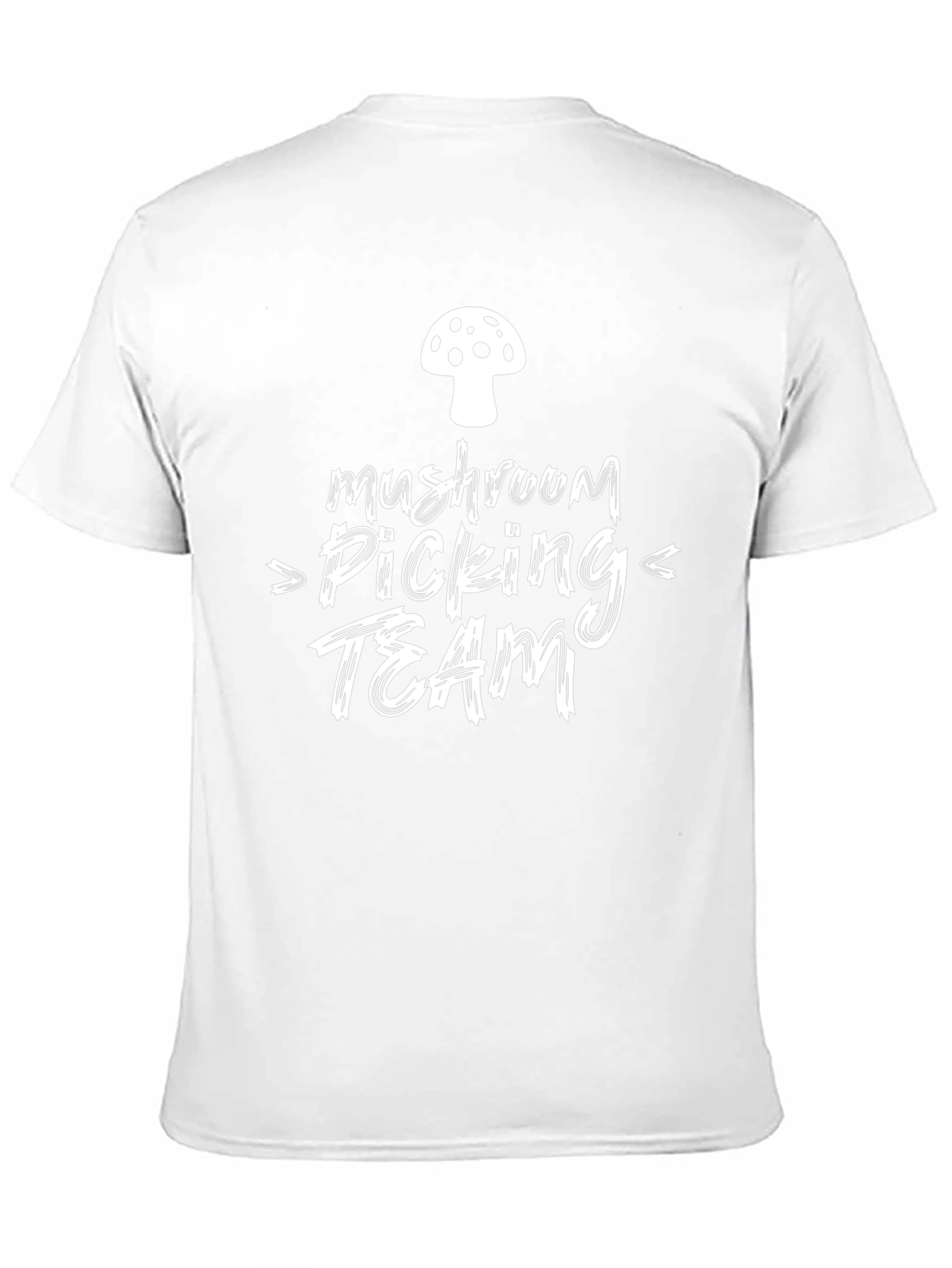 Mushroom Picking Team Black T-Shirt