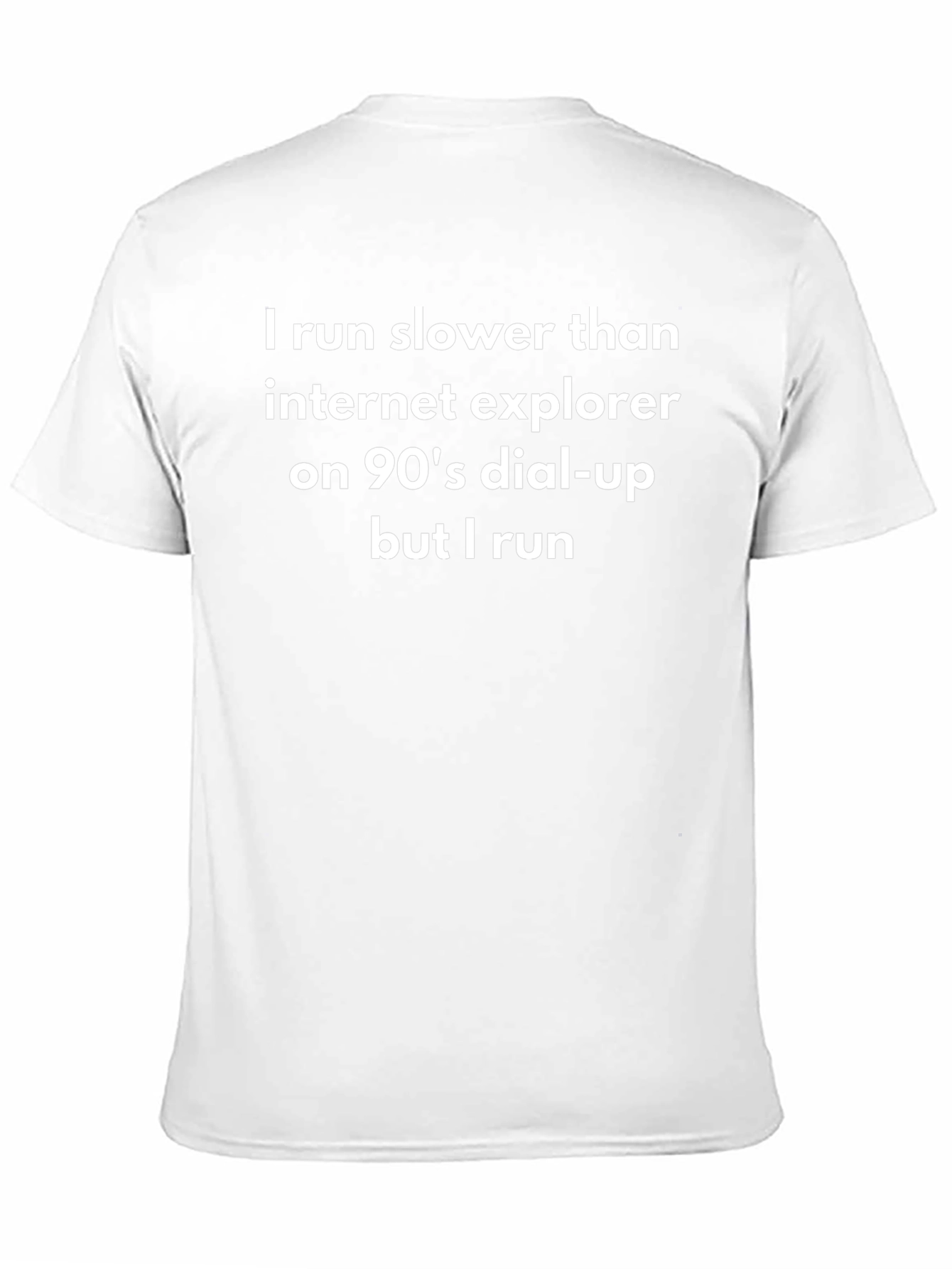 Funny Slower Than Internet Explorer Running T-Shirt