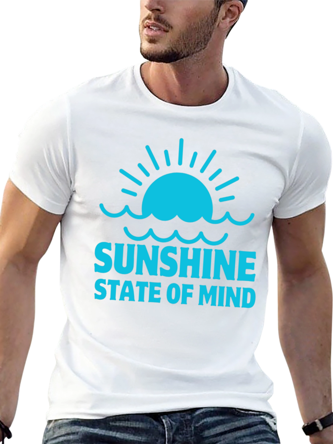 Sunshine State of Mind Graphic Tee - Black