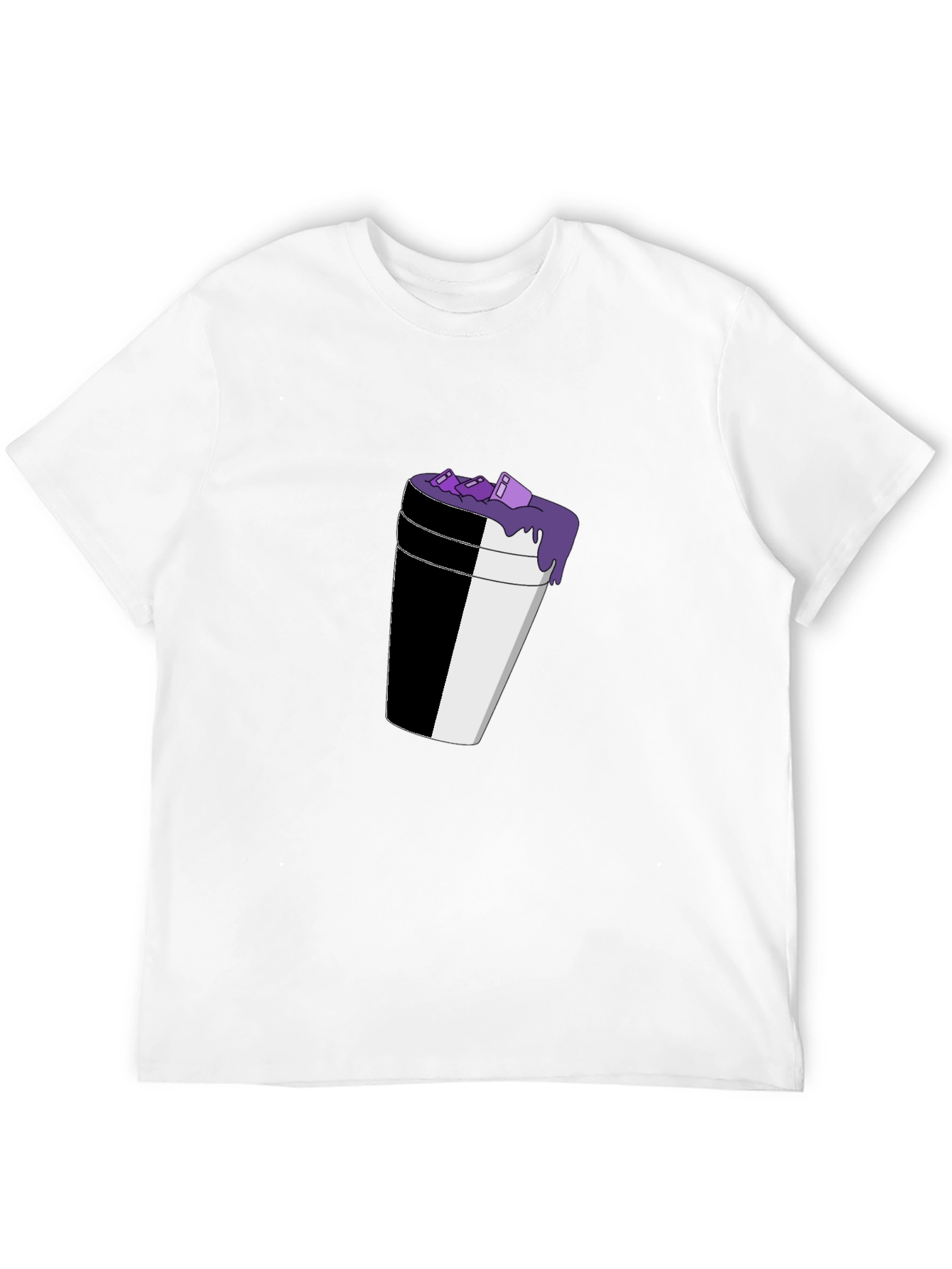 Lean Cup Graphic Black T-Shirt