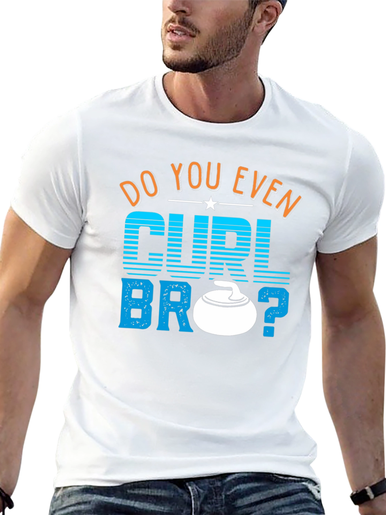 Do You Even Curl Bro? Graphic T-Shirt