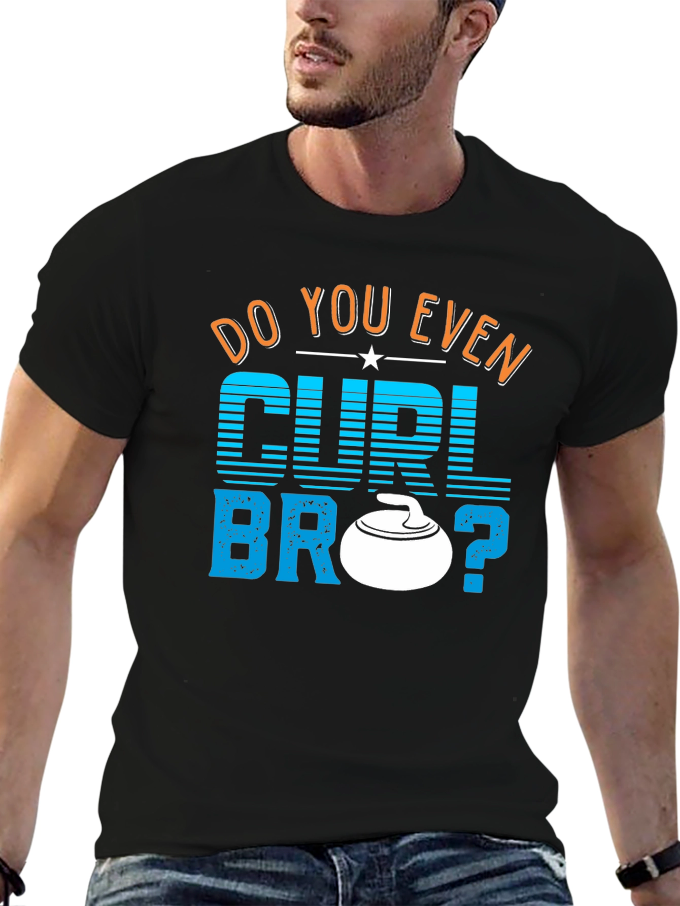 Do You Even Curl Bro? Graphic T-Shirt