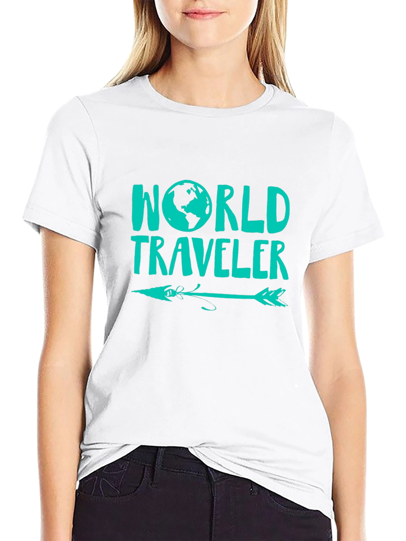 World Traveler Graphic Tee - Adventure Awaits