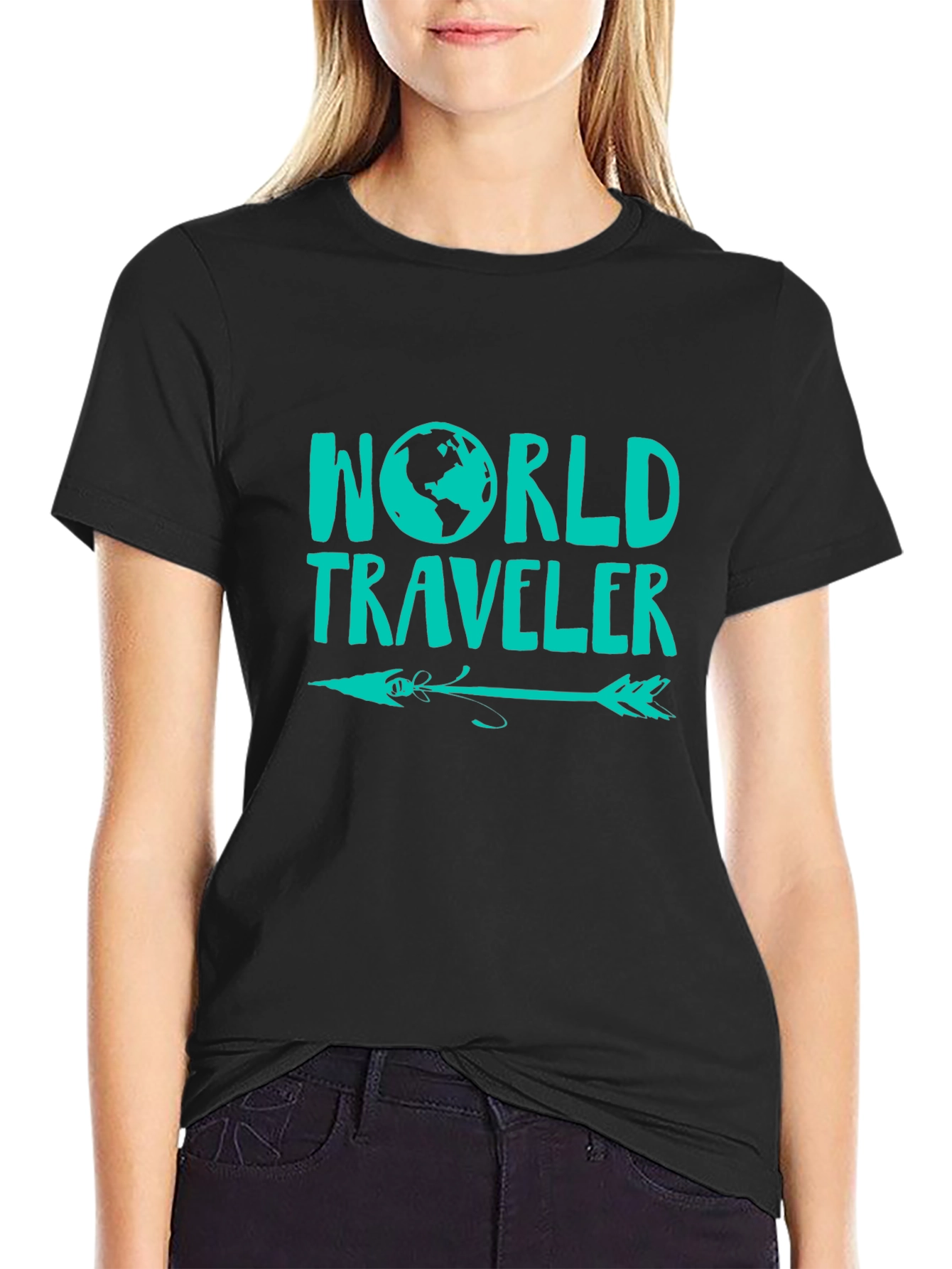 World Traveler Graphic Tee - Adventure Awaits