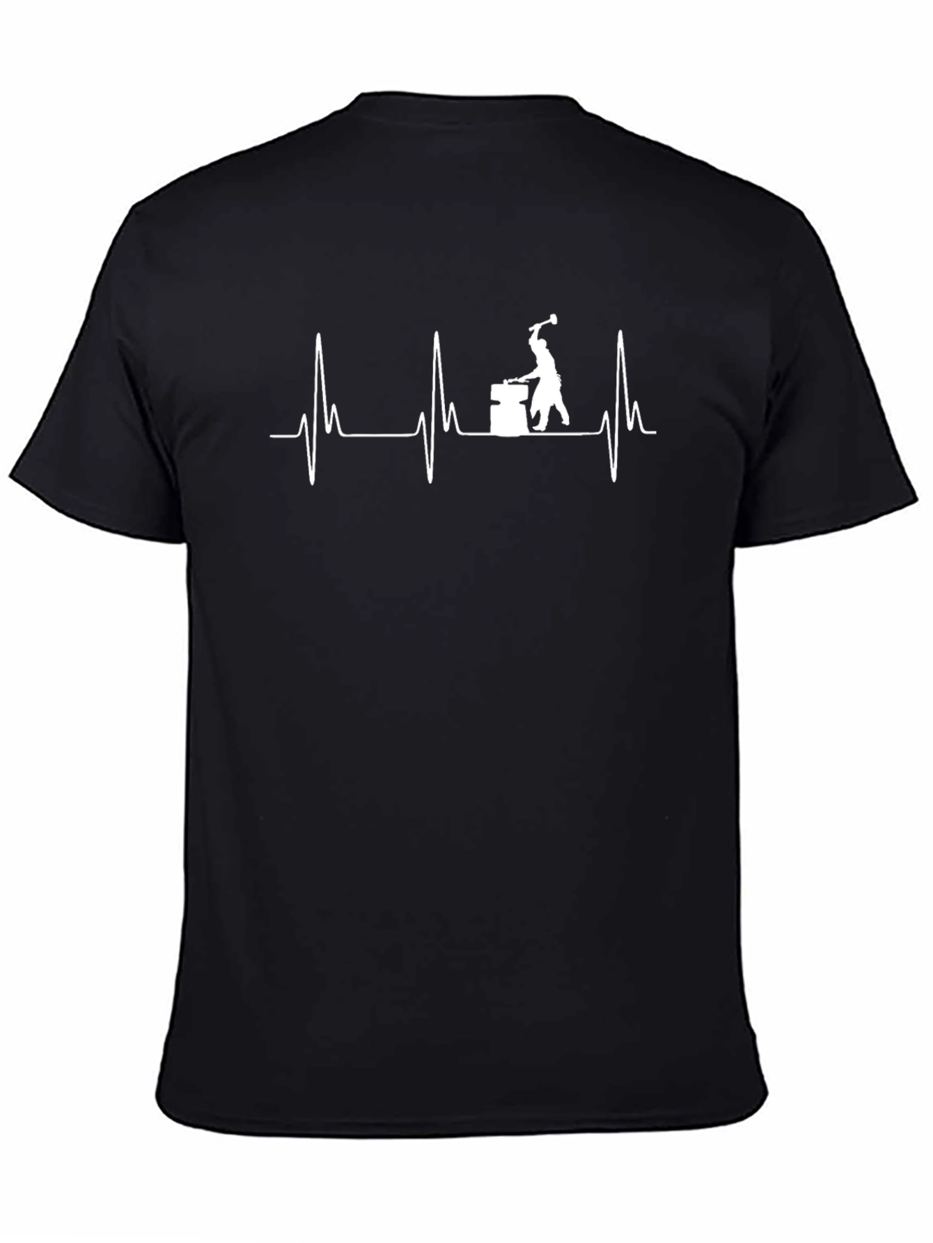 Blacksmith Heartbeat T-Shirt - Forging Passion!
