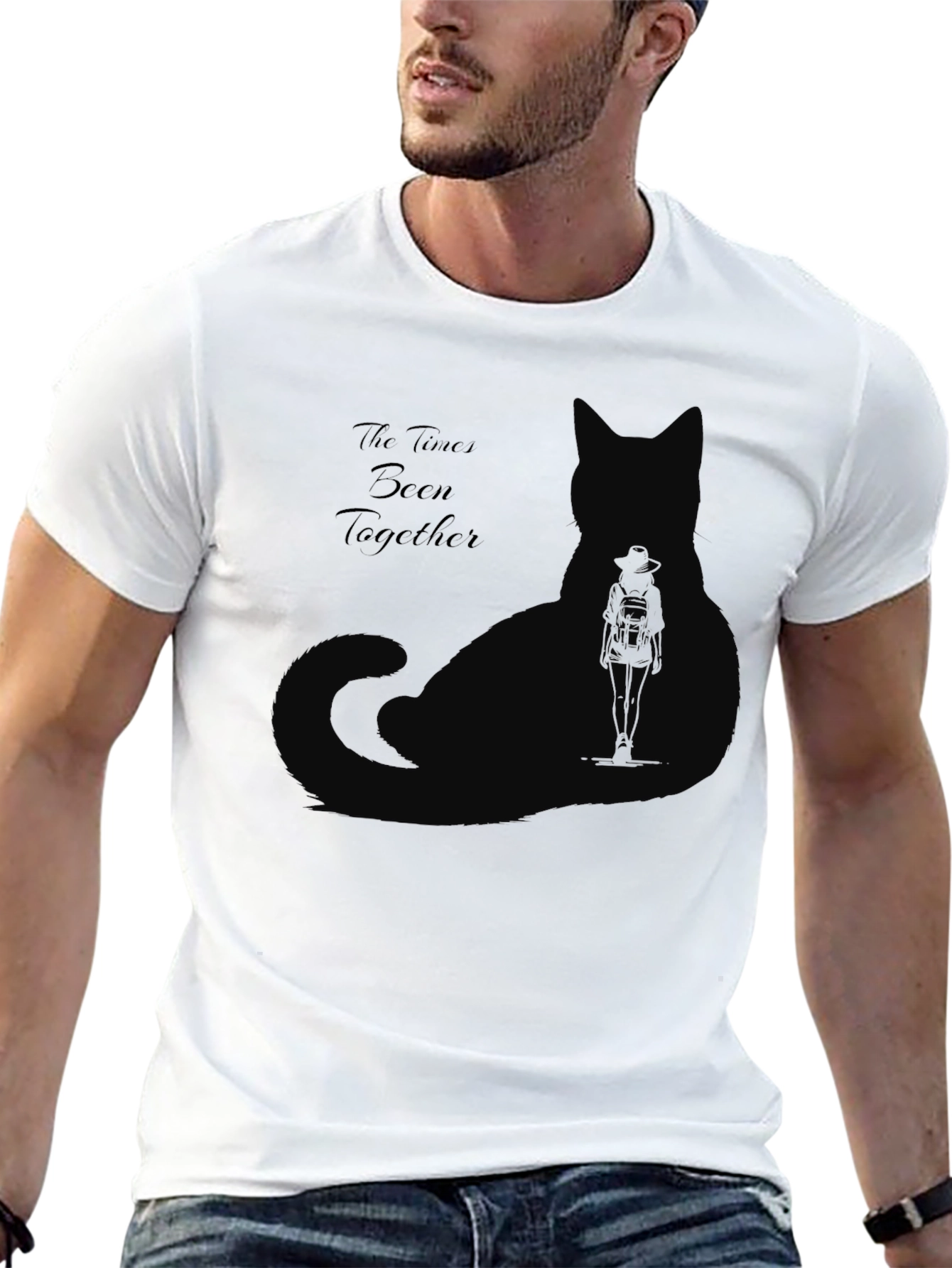 Cat & Cocktails T-Shirt - The Times Been Together