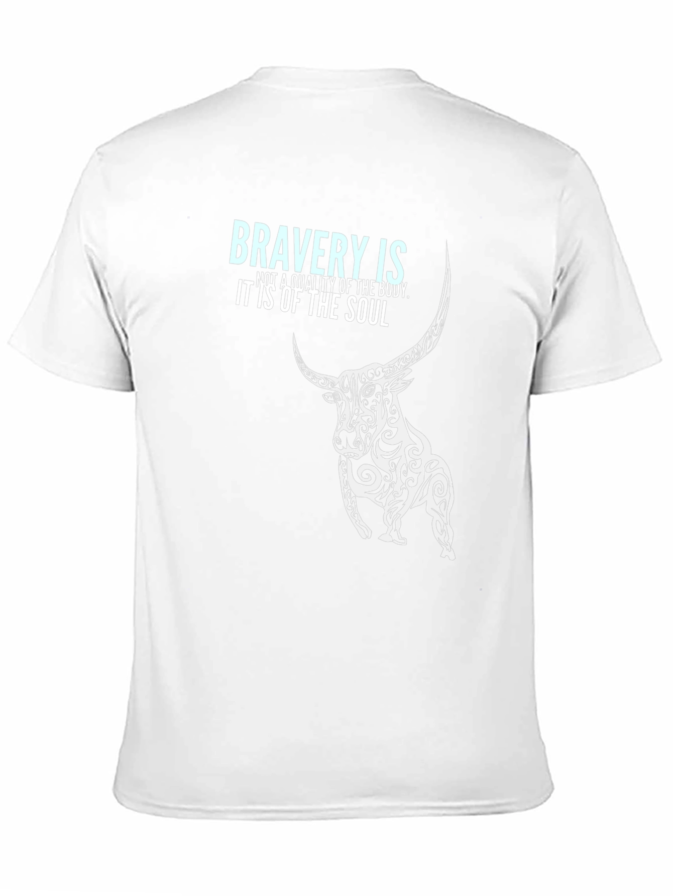 Bravery Soul Bull Black Tee