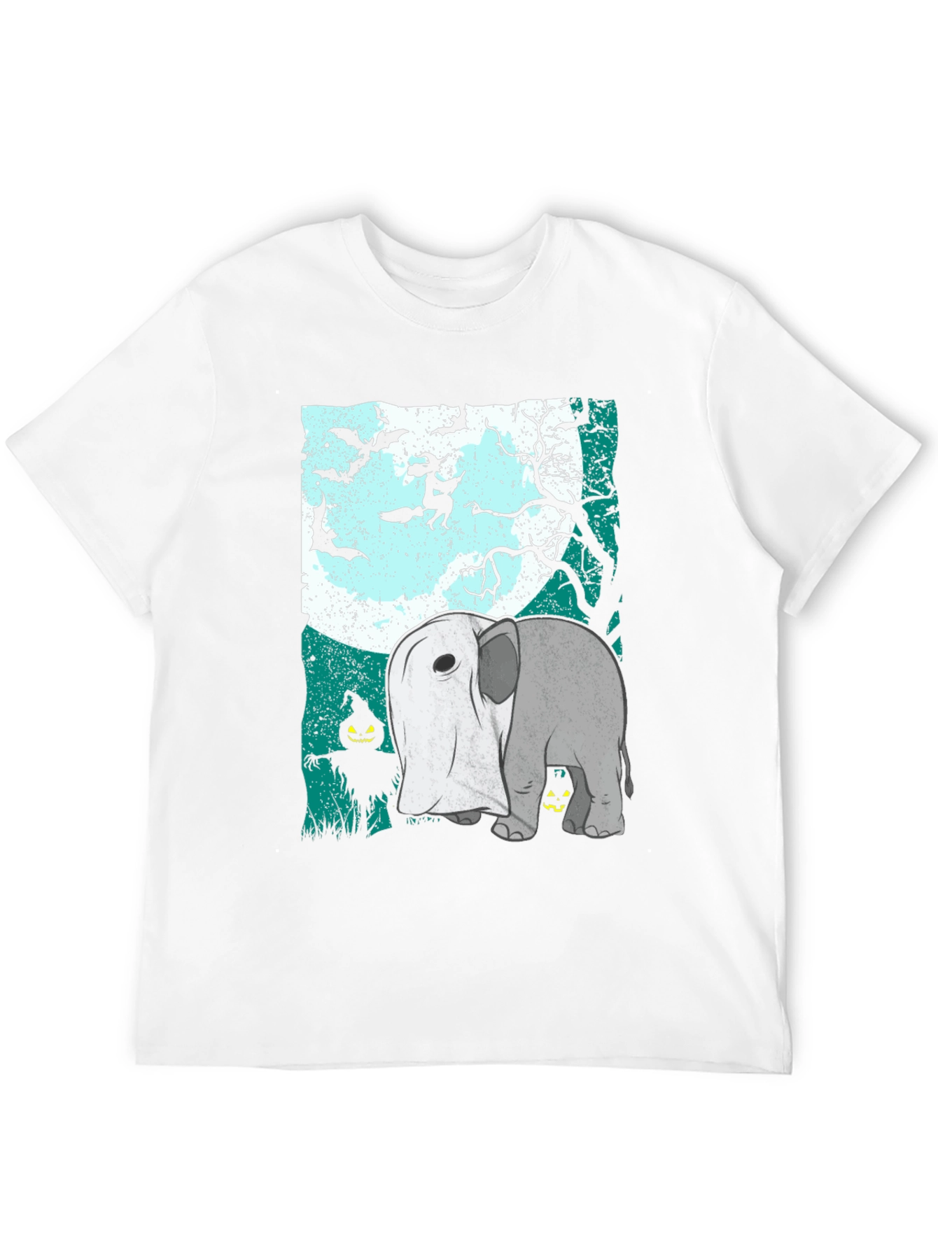 Halloween Elephant Ghost T-Shirt