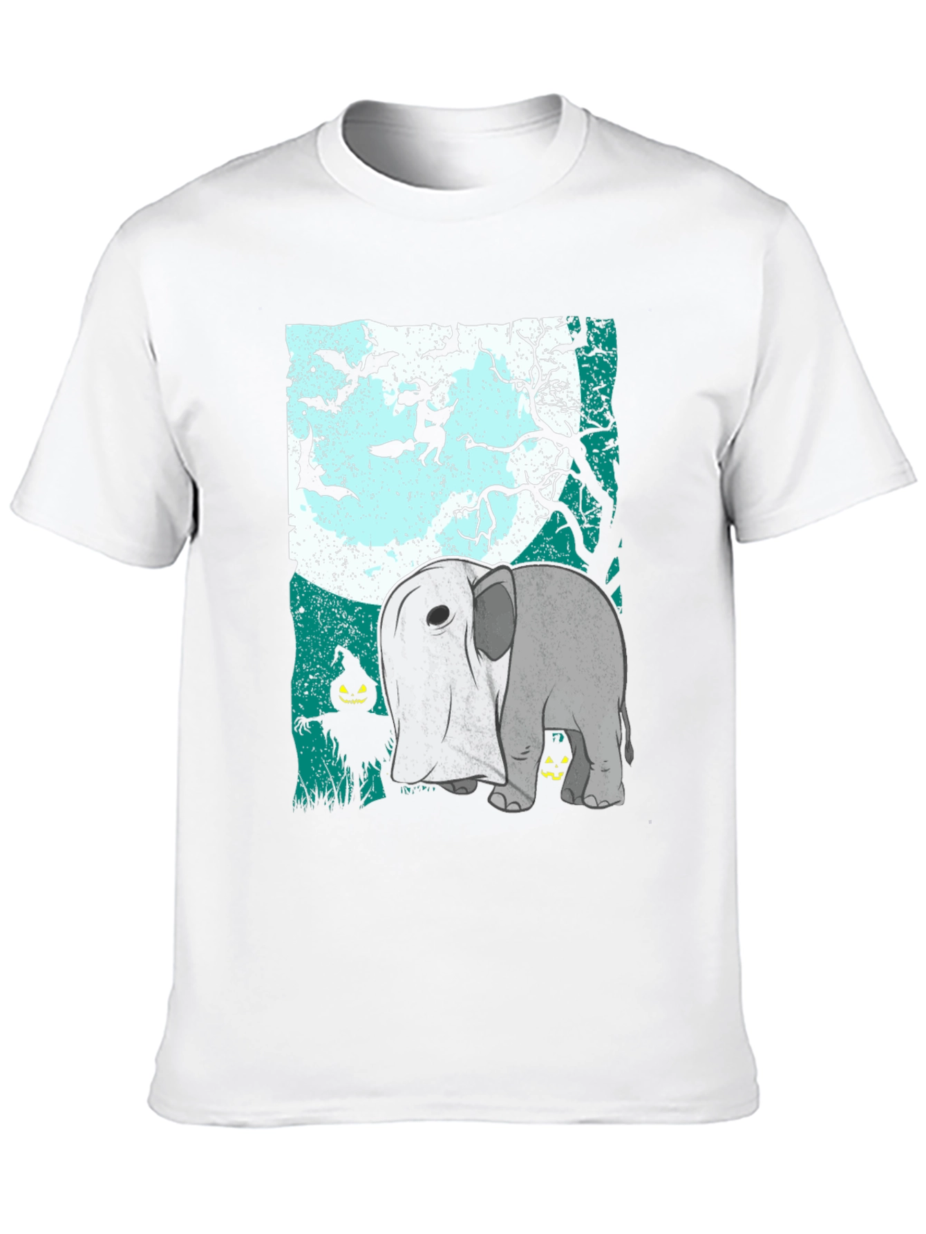 Halloween Elephant Ghost T-Shirt