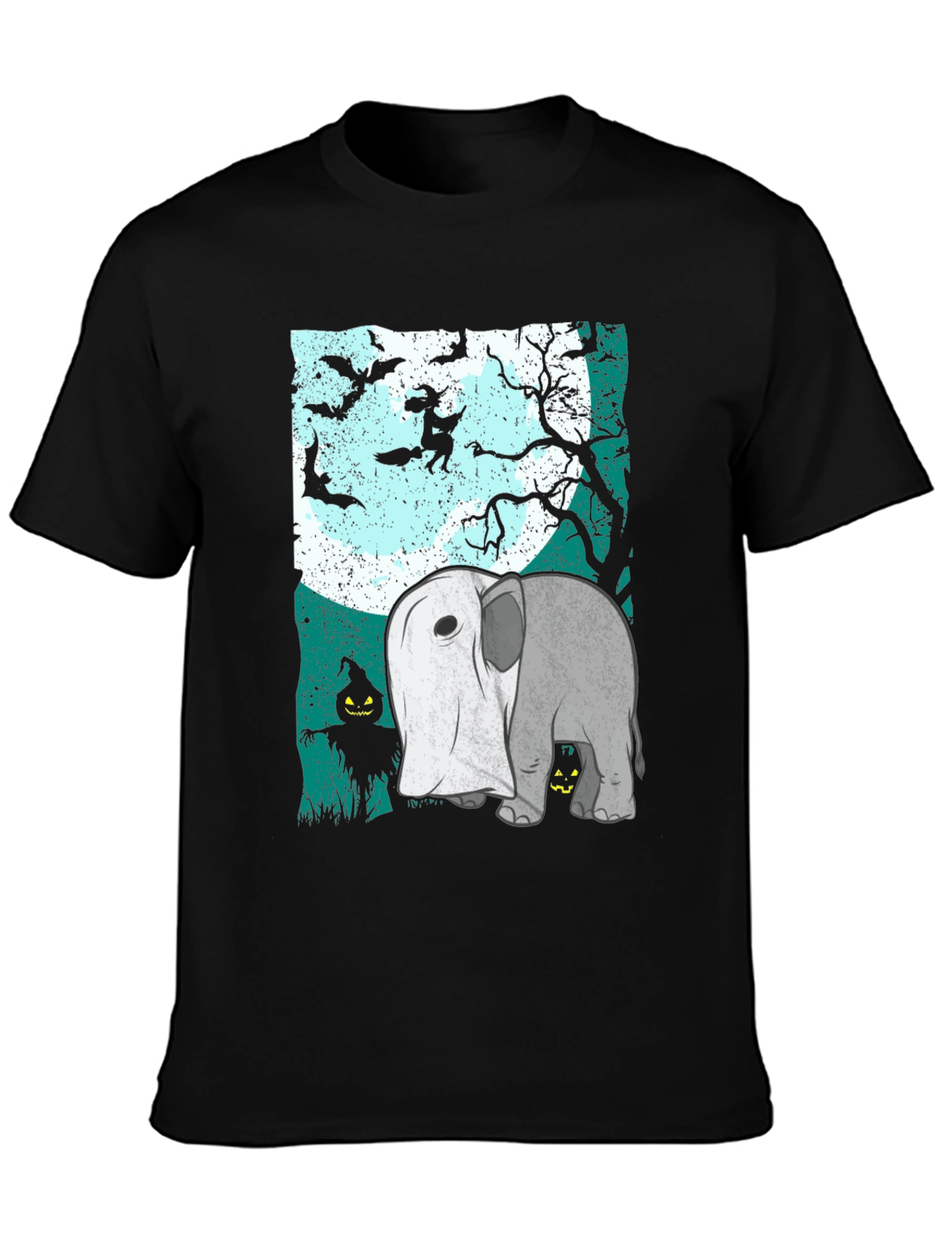Halloween Elephant Ghost T-Shirt