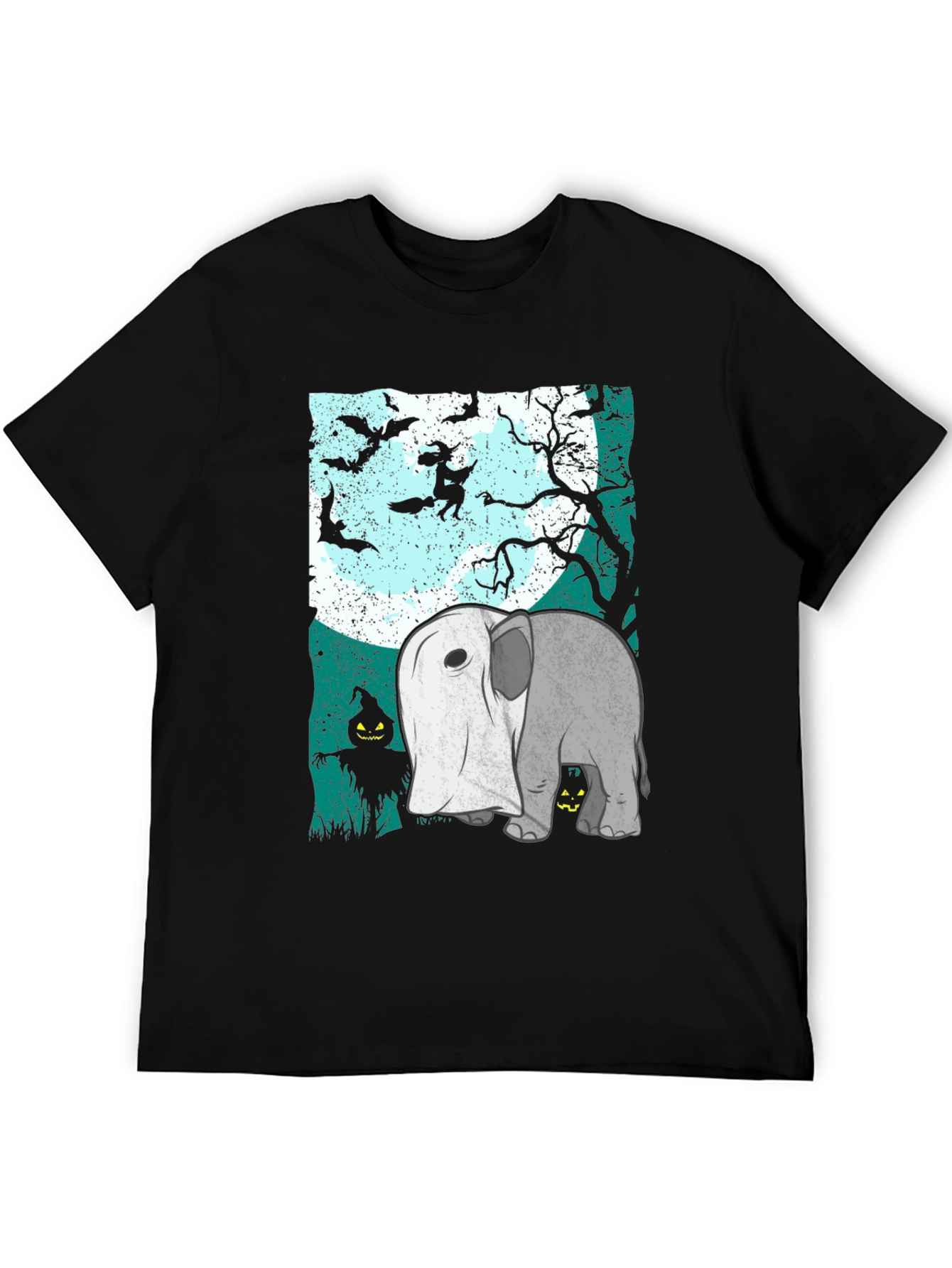 Halloween Elephant Ghost T-Shirt
