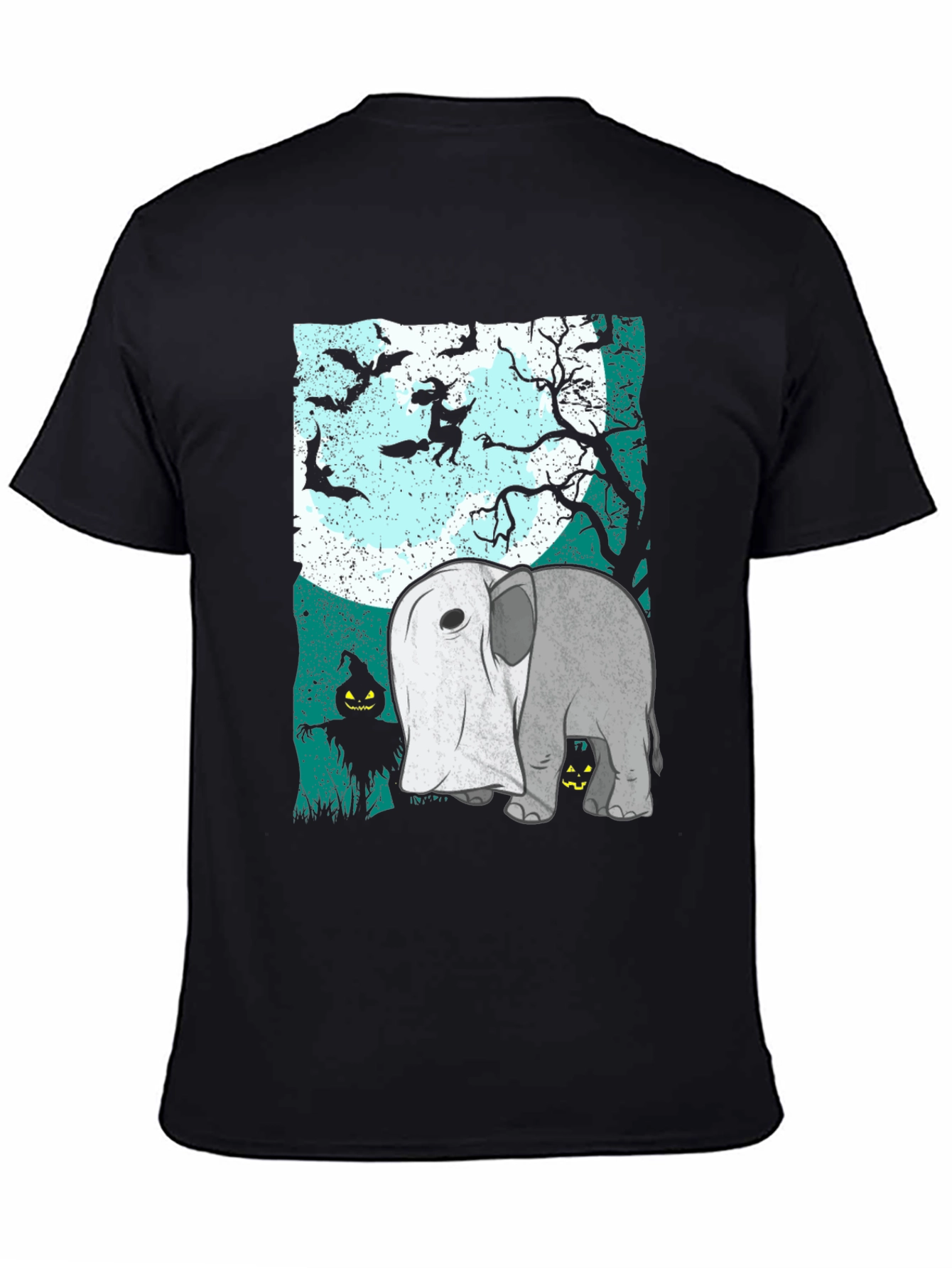 Halloween Elephant Ghost T-Shirt