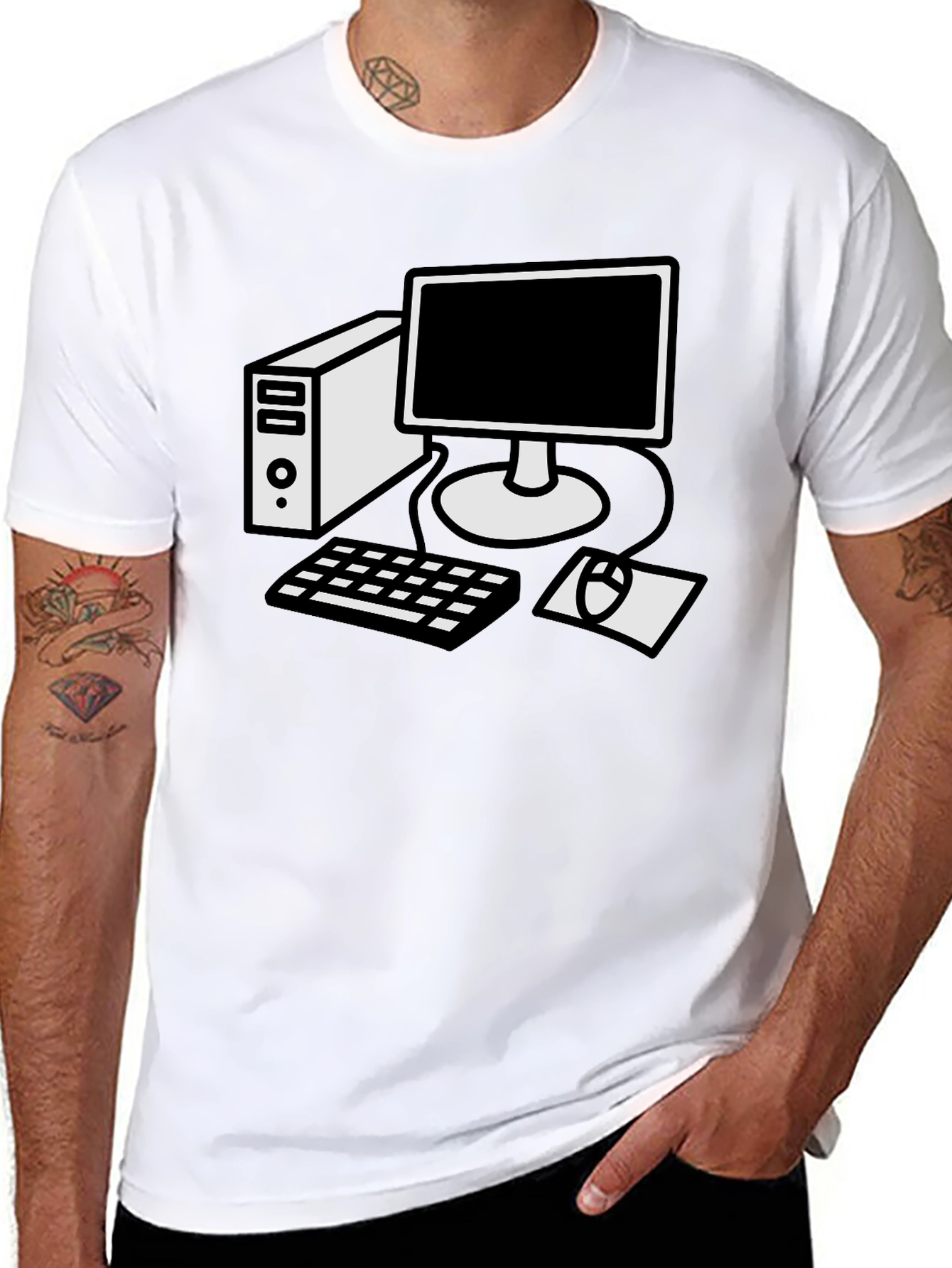 Retro Computer Graphic Tee