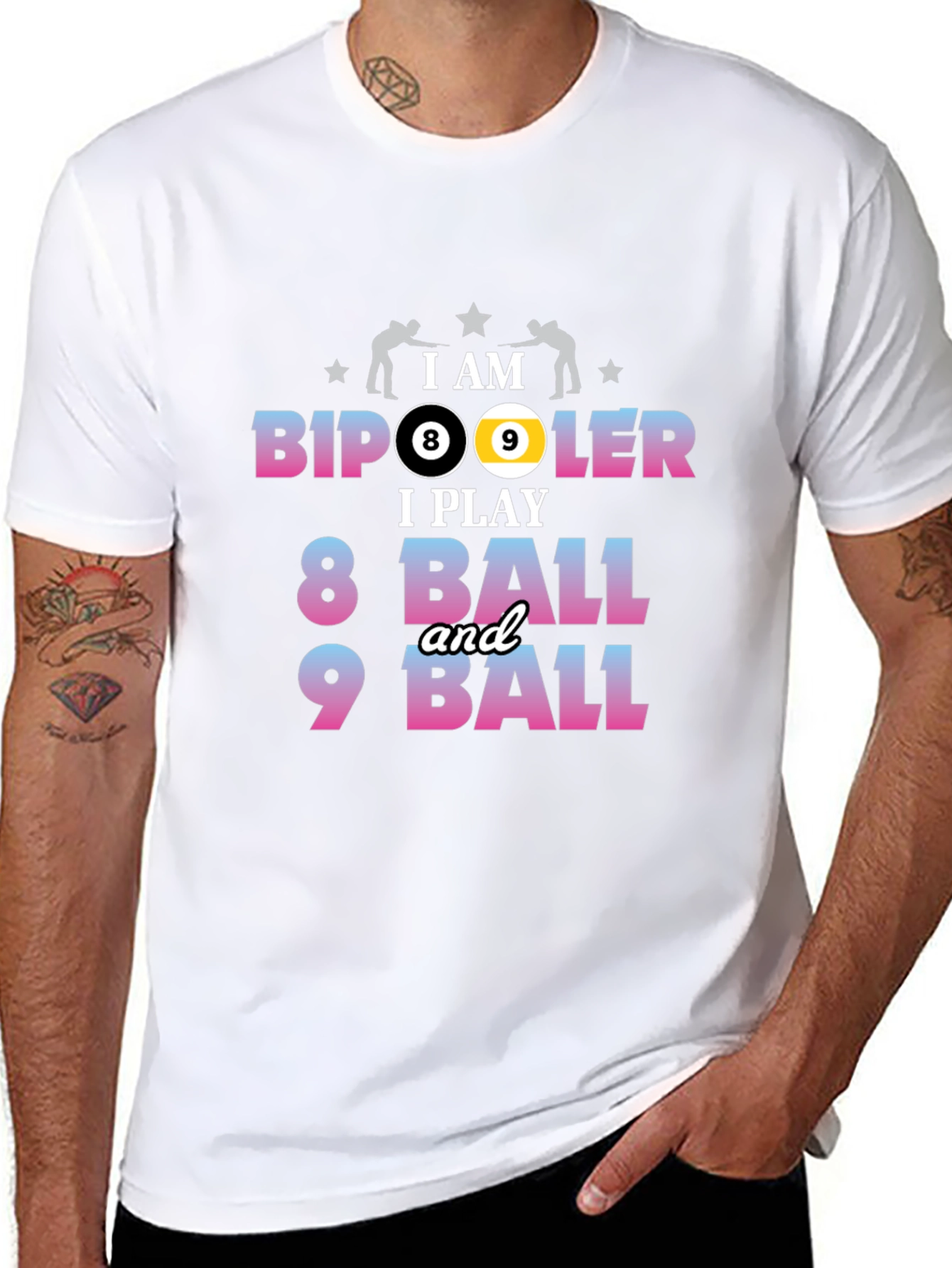 Bipooler Billiards T-Shirt - 8 Ball & 9 Ball