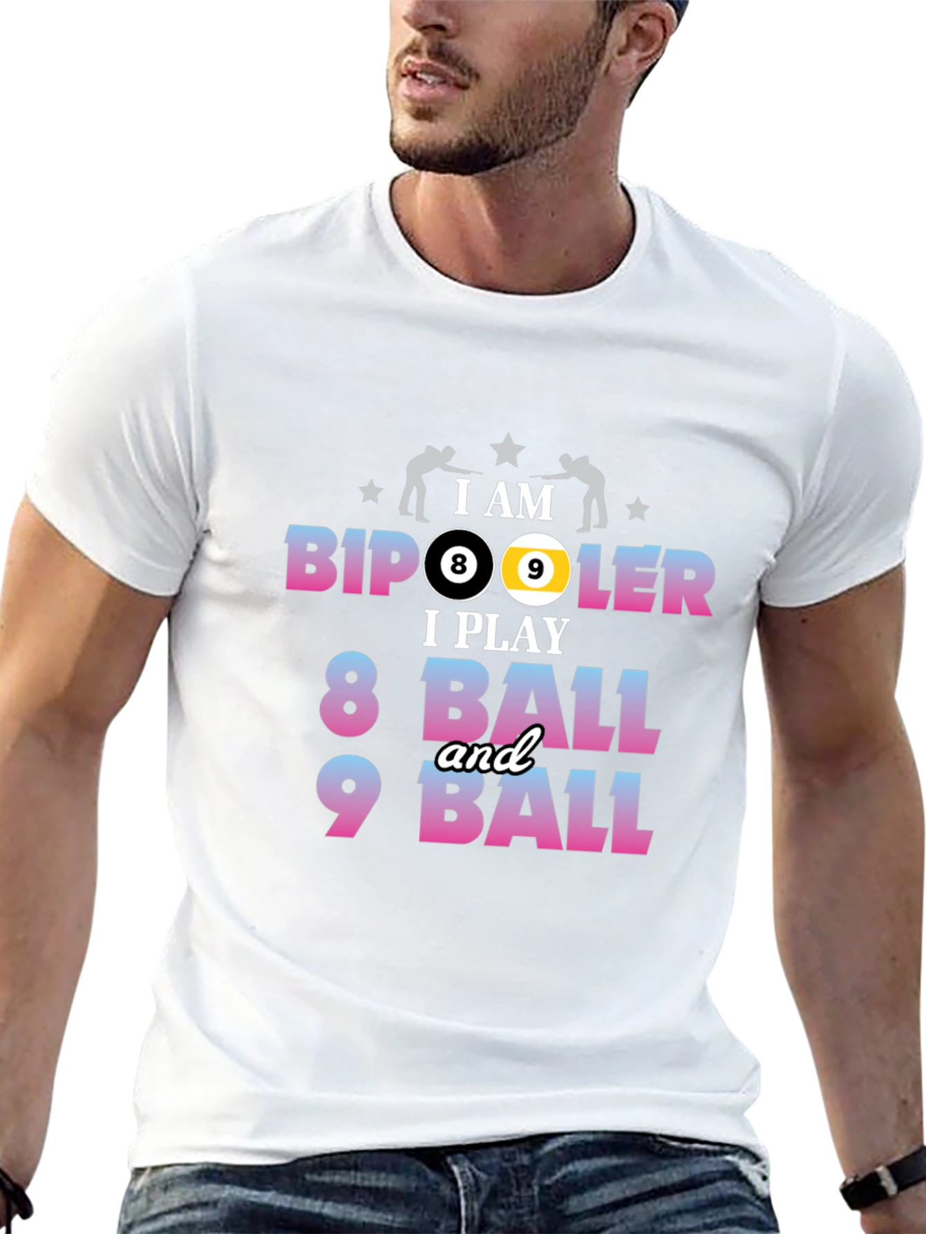 Bipooler Billiards T-Shirt - 8 Ball & 9 Ball
