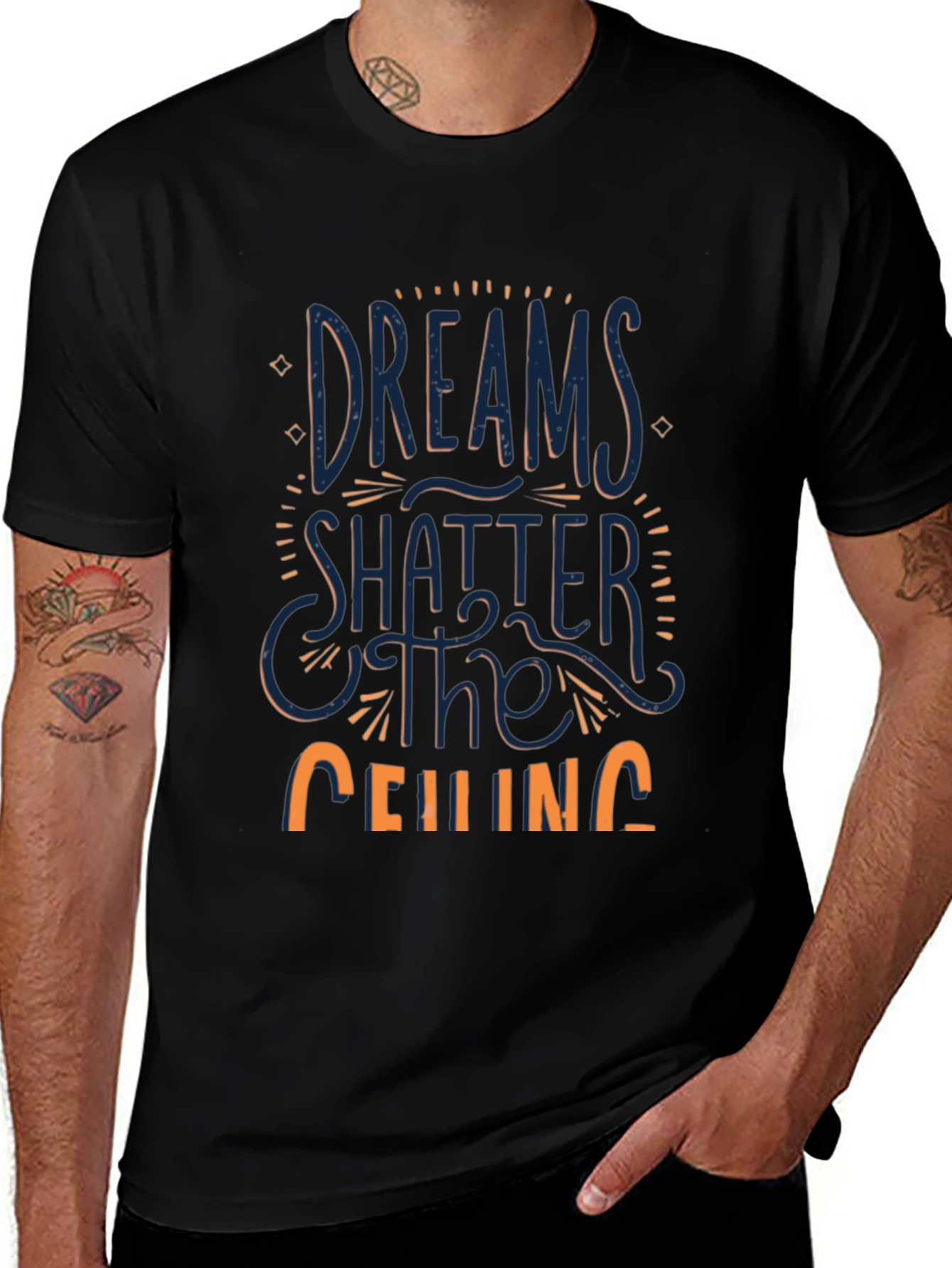 Dreams Shatter The Ceiling Graphic Tee