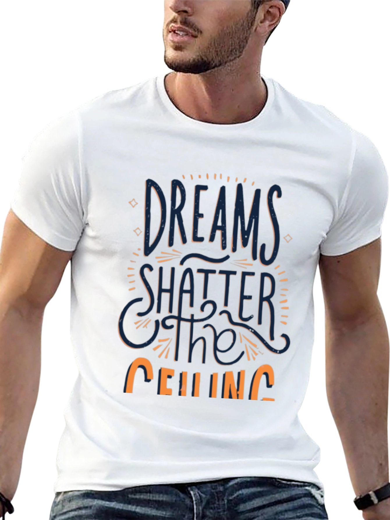 Dreams Shatter The Ceiling Graphic Tee