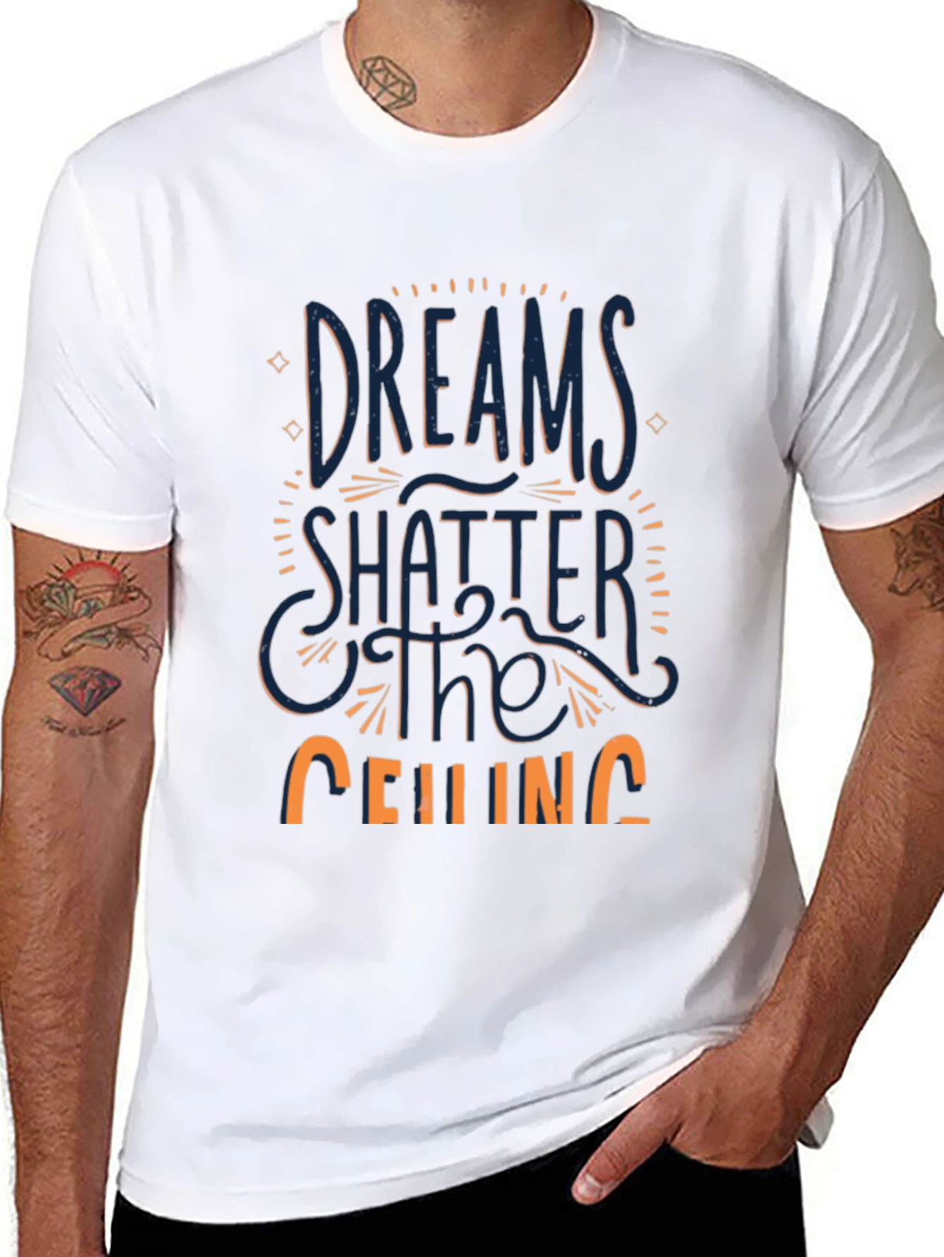 Dreams Shatter The Ceiling Graphic Tee