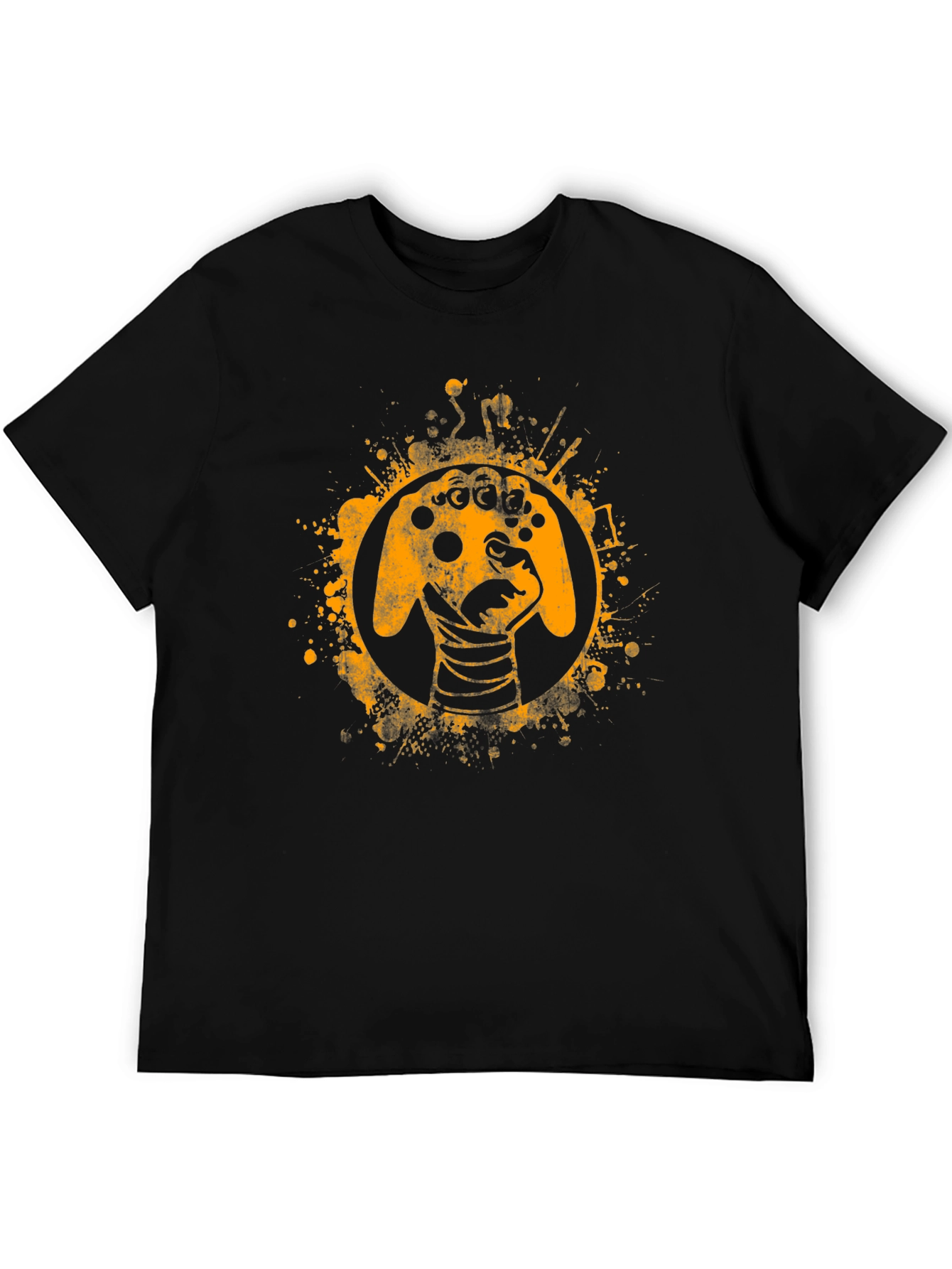 Gamer Controller Graphic Tee - Black